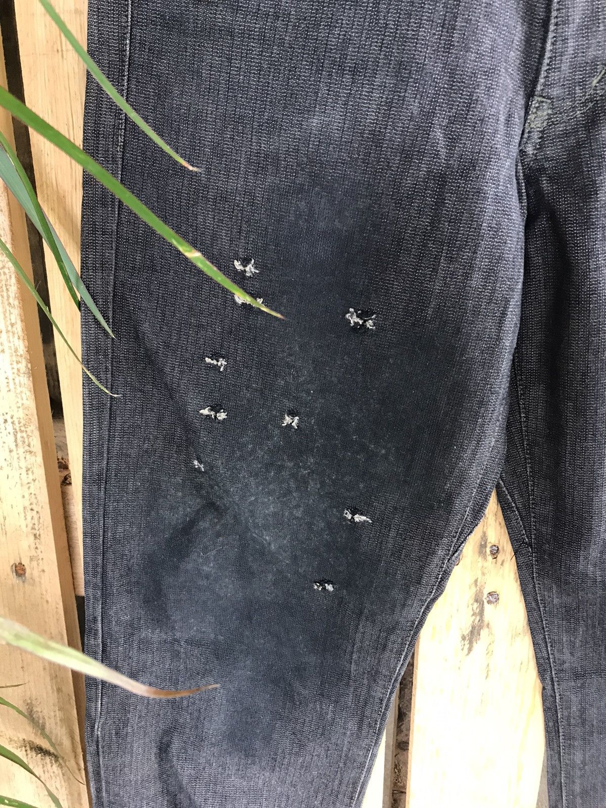 Japanese Brand Sabotage Paul Harvey Logo Archive Jeans Size US 30 / EU 46 - 9 Thumbnail