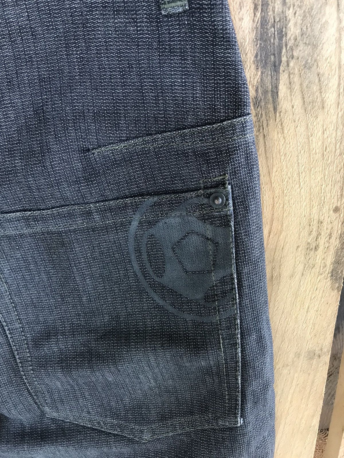 Japanese Brand Sabotage Paul Harvey Logo Archive Jeans Size US 30 / EU 46 - 11 Thumbnail