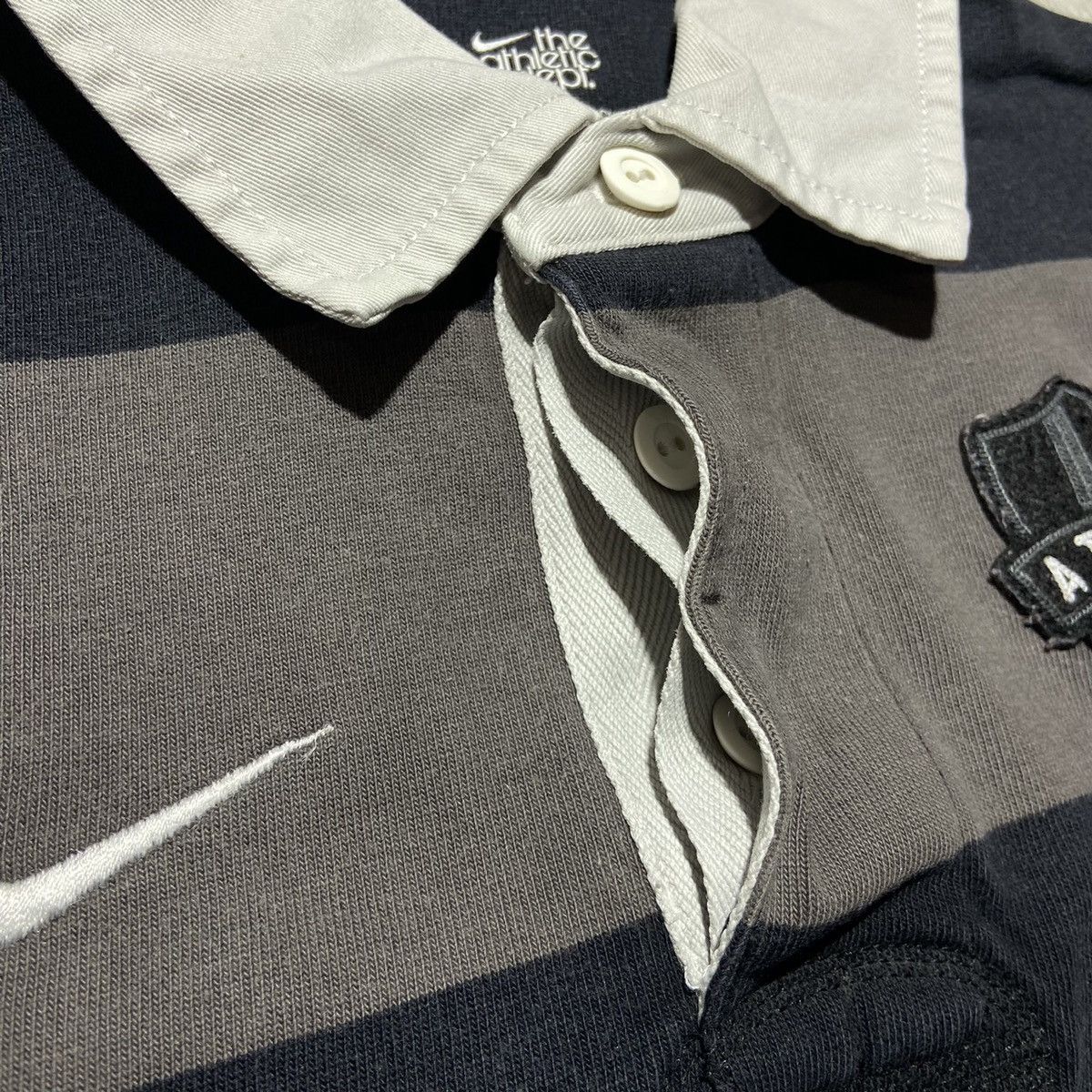Nike Vintage Y2K Nike Striped Rugby Polo Shirt Size US S / EU 44-46 / 1 - 5 Thumbnail
