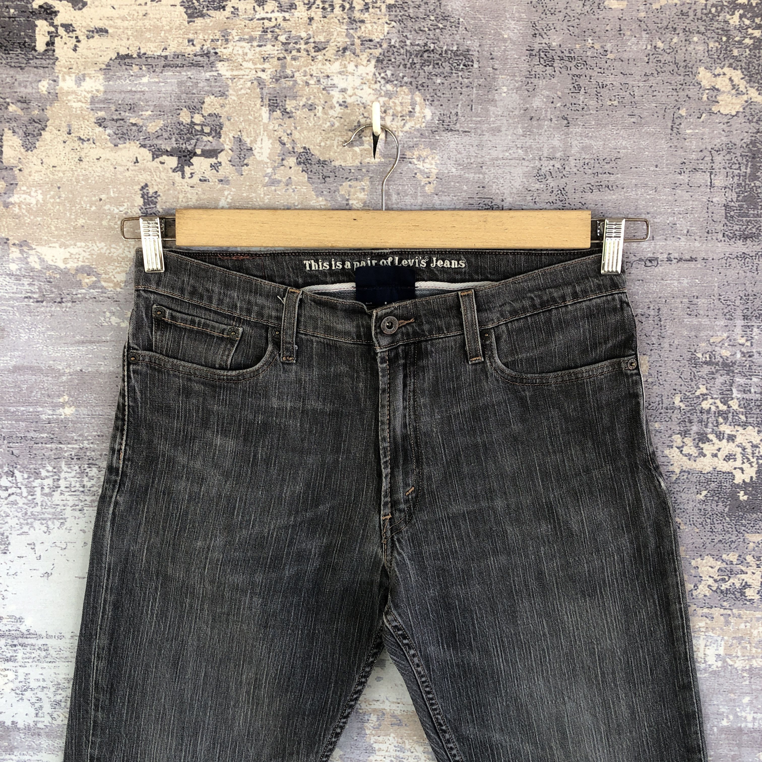 Levi's Vintage Levis Bell Bottom Jeans Levi's Faded Black Denim Size US 32 / EU 48 - 3 Thumbnail