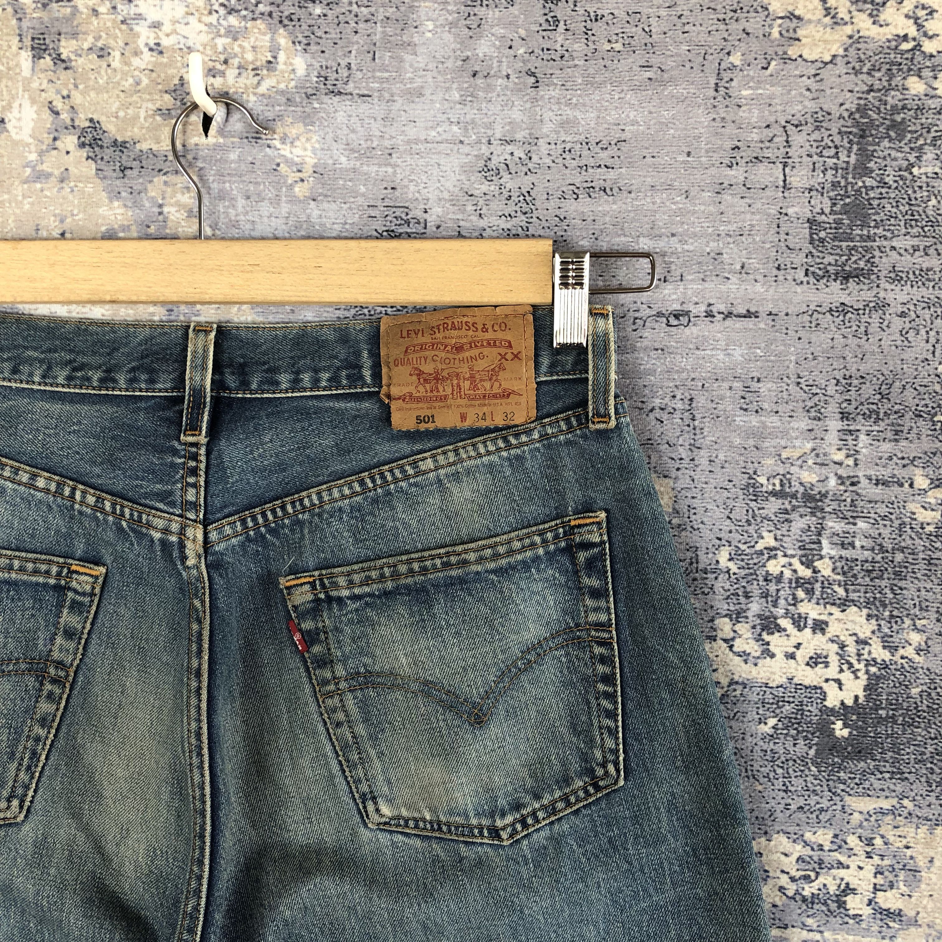 Levi's Levis 501 Distressed Jeans Vintage Levi's Stonewash Denim Size US 30 / EU 46 - 8 Thumbnail