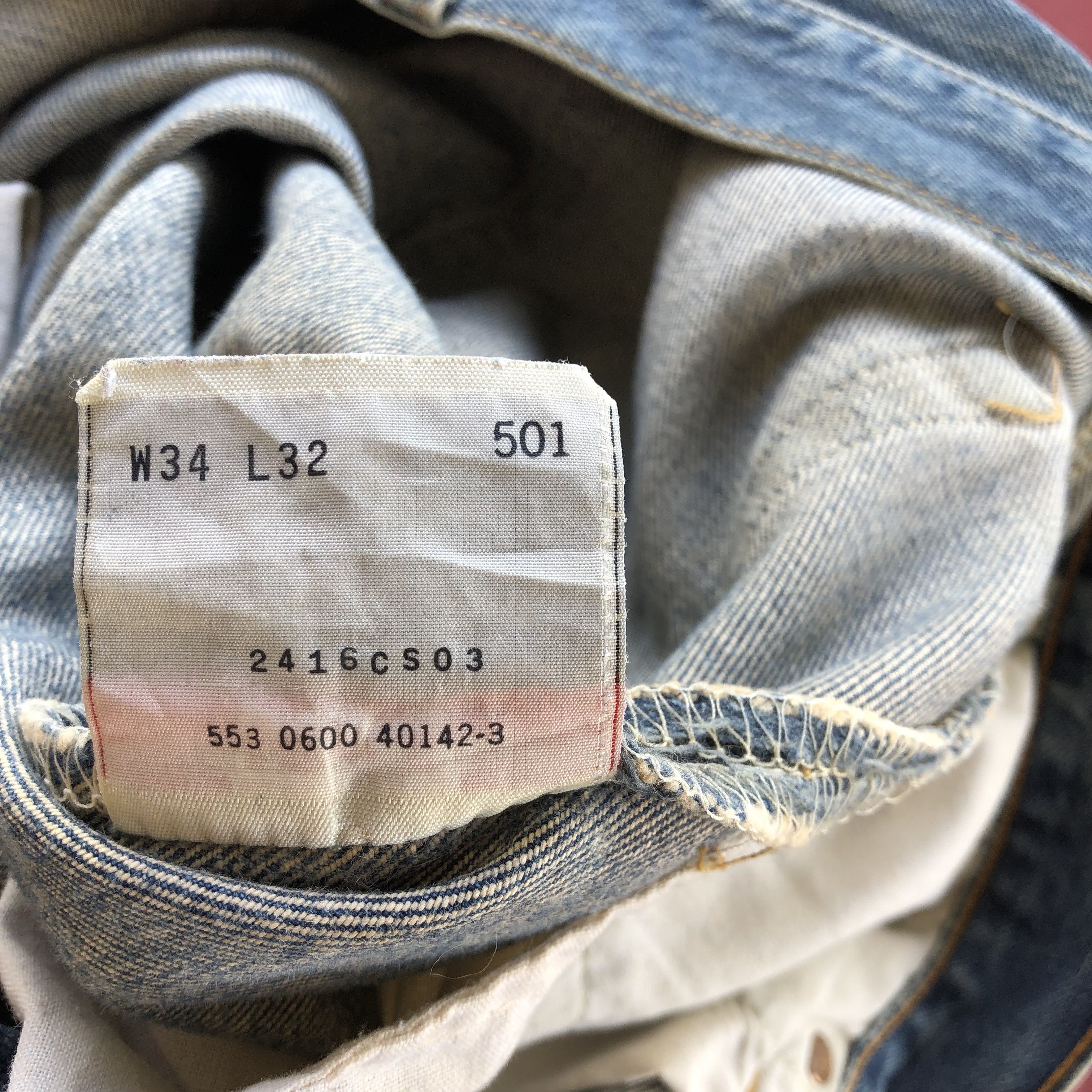 Levi's Levis 501 Distressed Jeans Vintage Levi's Stonewash Denim Size US 30 / EU 46 - 13 Thumbnail