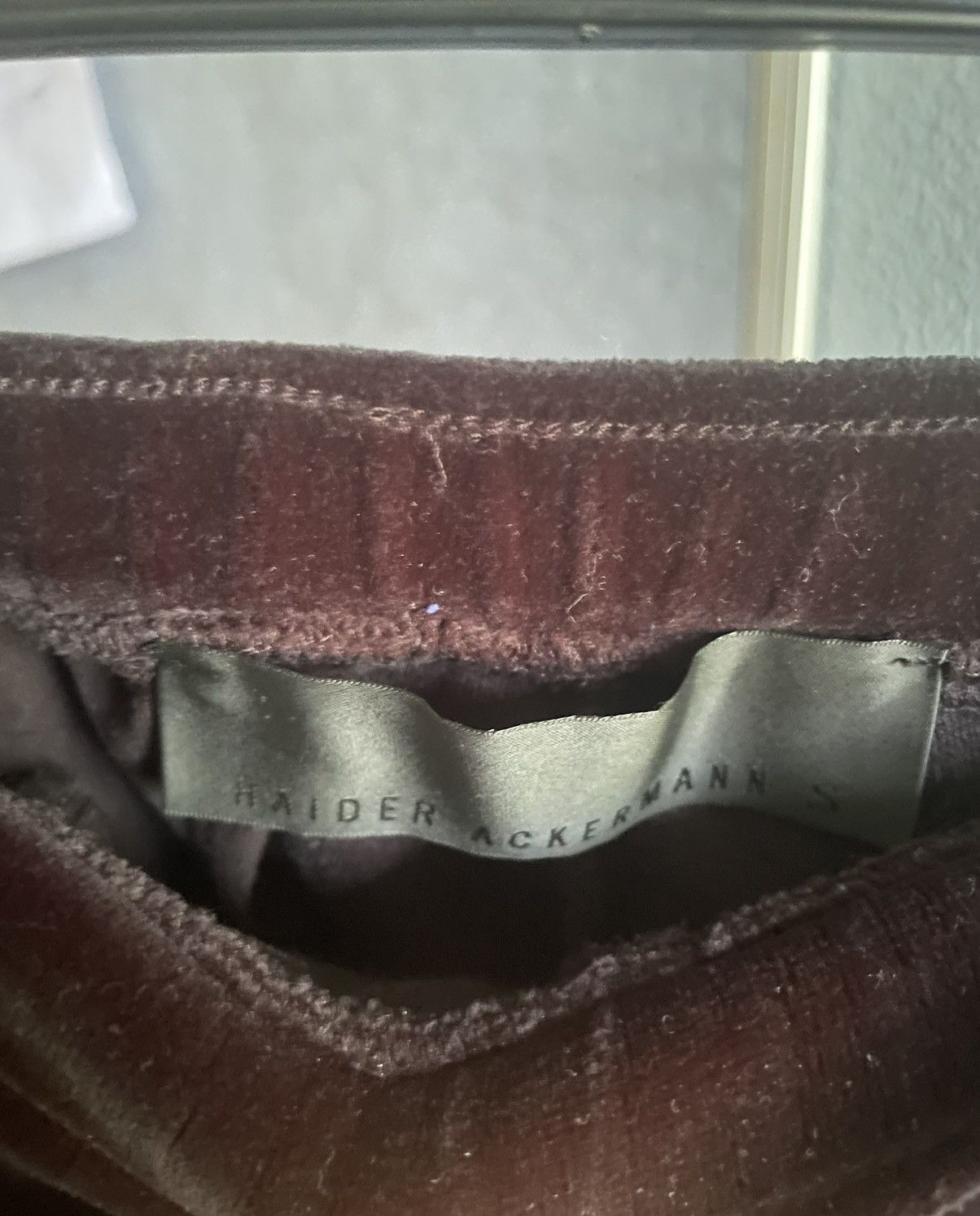 Haider Ackermann Haider Ackermann Black Velvet Lounge Pants Size US 32 / EU 48 - 3 Thumbnail