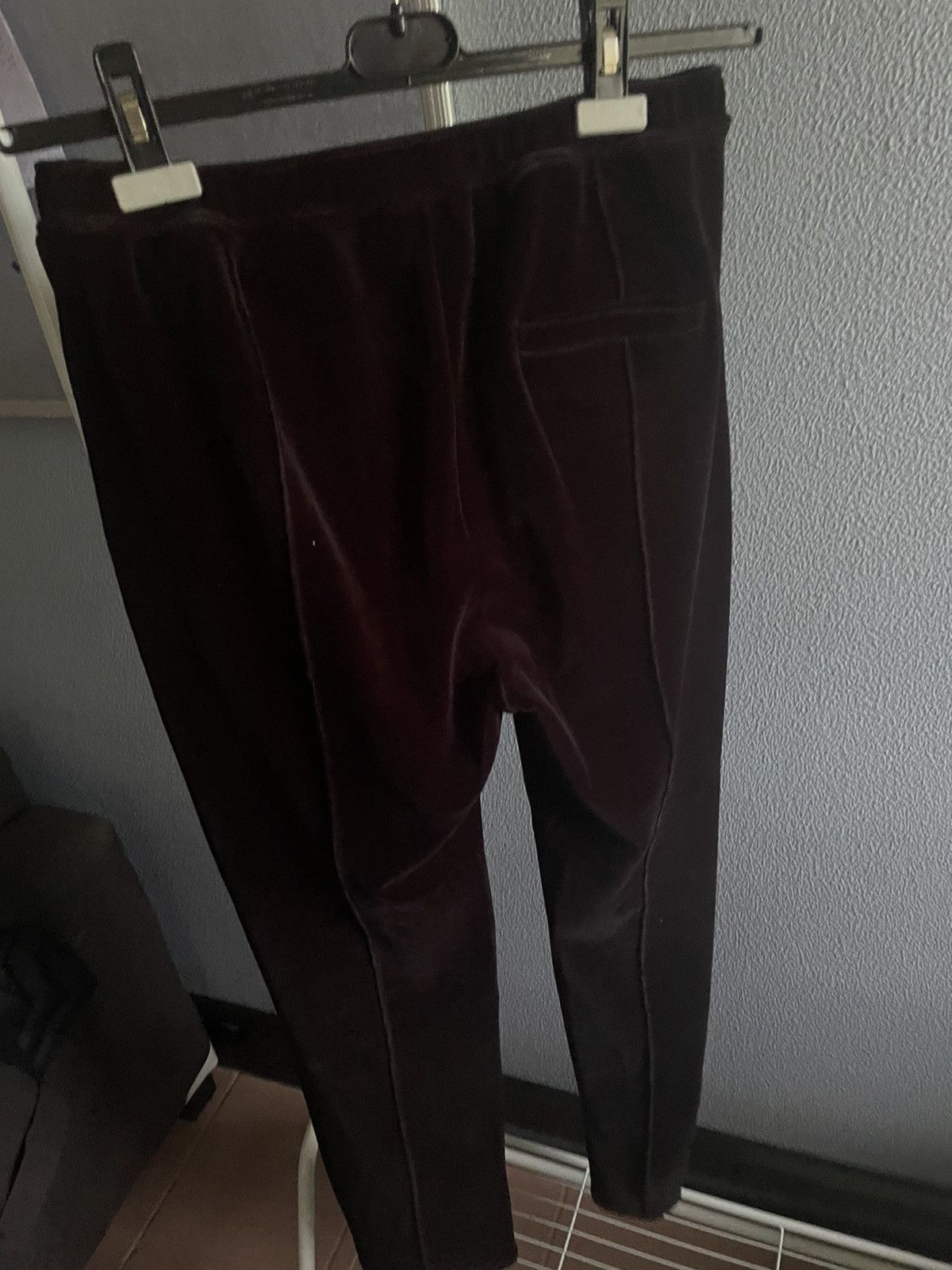 Haider Ackermann Haider Ackermann Black Velvet Lounge Pants Size US 32 / EU 48 - 2 Thumbnail