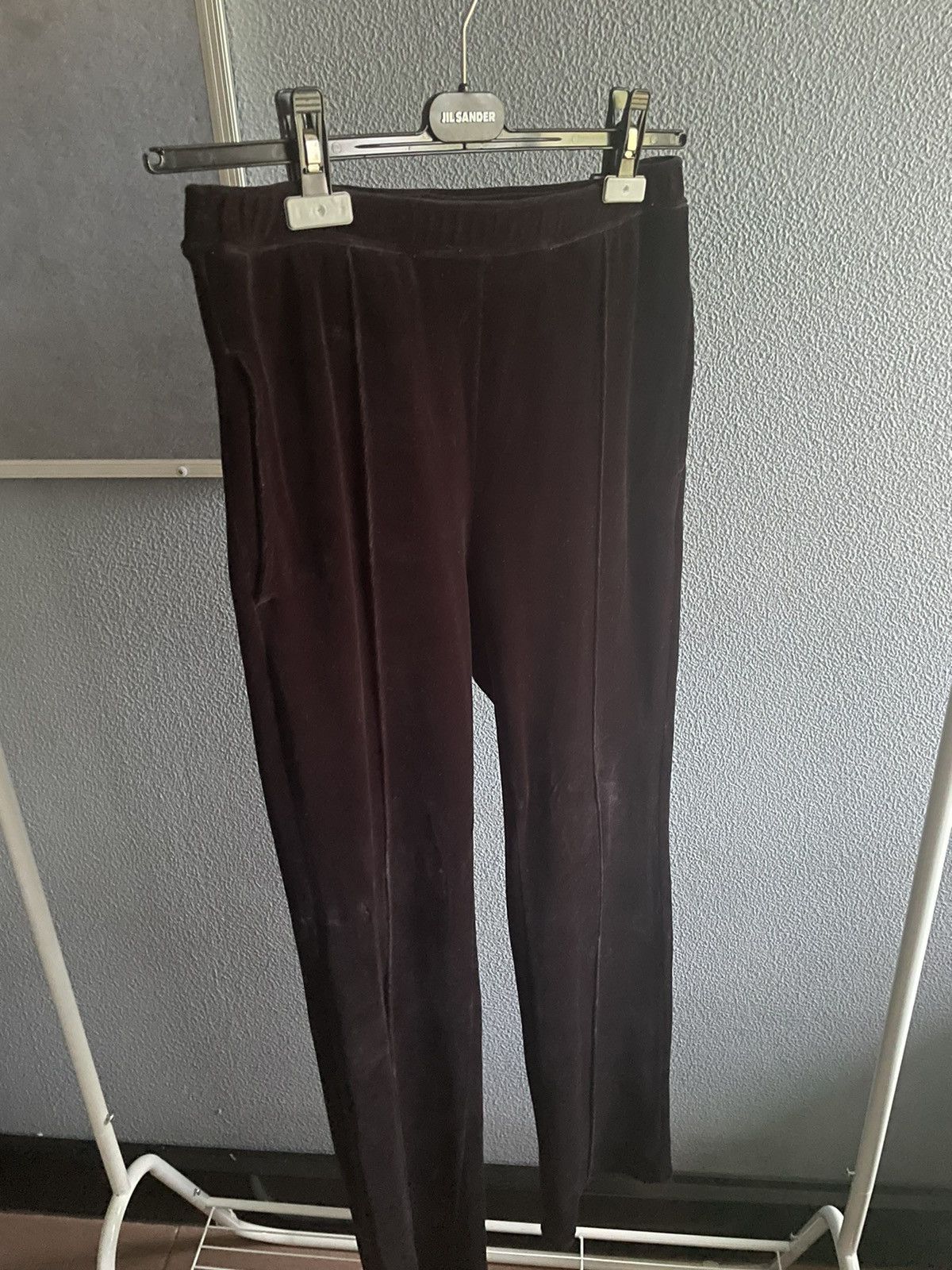 Haider Ackermann Haider Ackermann Black Velvet Lounge Pants Size US 32 / EU 48 - 1 Thumbnail