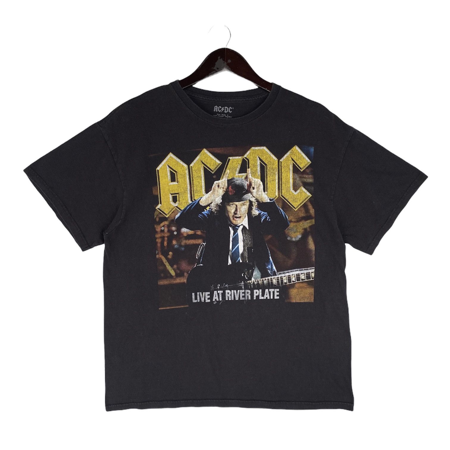 Band Tees 💥ACDC Hard Rock band live at River Plate tee shirt Size US L / EU 52-54 / 3 - 1 Thumbnail