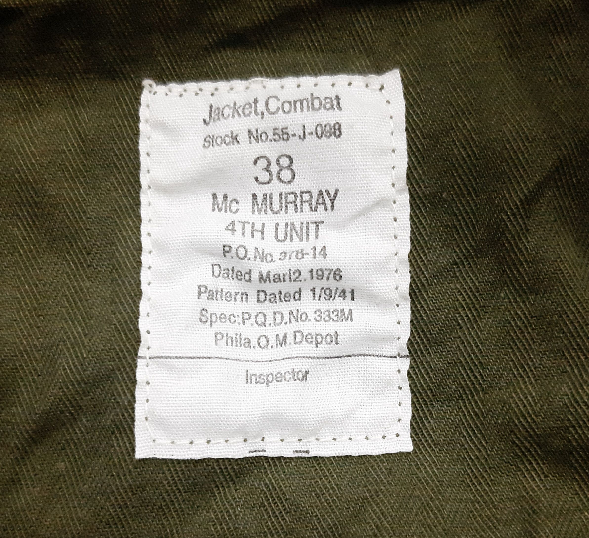 Vintage True Vintage USN Mc Murray Military Jacket Combat Size US M / EU 48-50 / 2 - 4 Thumbnail