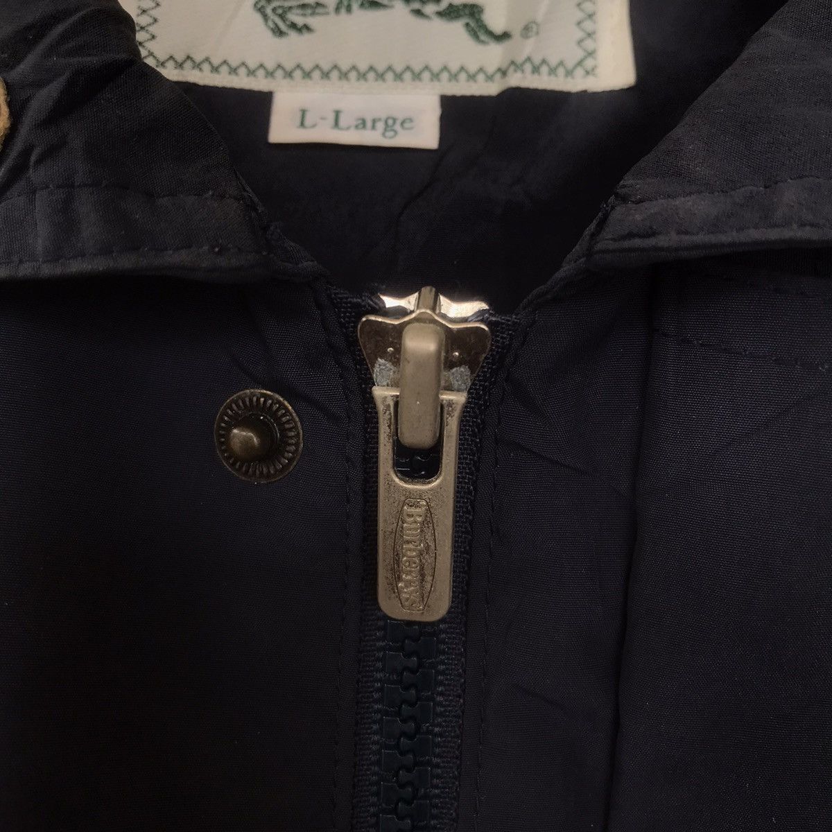 Burberry × Japanese Brand × Vintage Vintage Harrington Jacket Burberry Full Button + Zipper Size US L / EU 52-54 / 3 - 4 Thumbnail