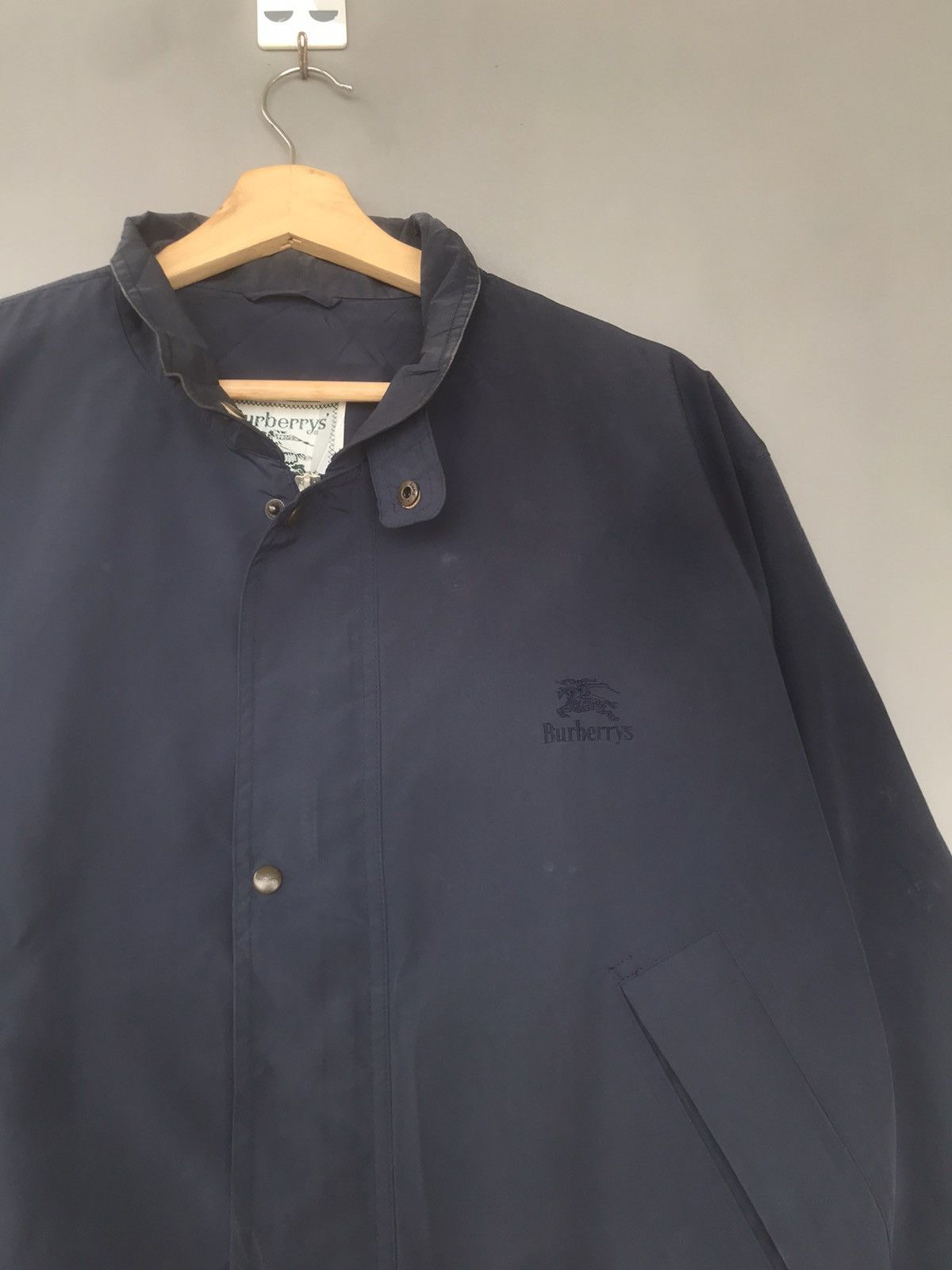 Burberry × Japanese Brand × Vintage Vintage Harrington Jacket Burberry Full Button + Zipper Size US L / EU 52-54 / 3 - 8 Thumbnail