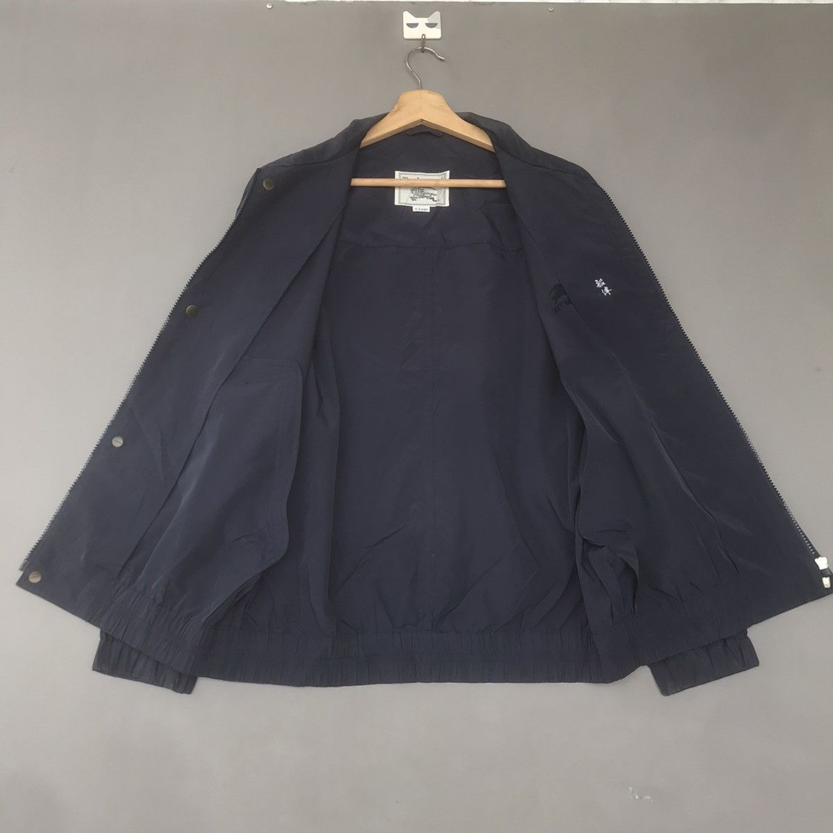Burberry × Japanese Brand × Vintage Vintage Harrington Jacket Burberry Full Button + Zipper Size US L / EU 52-54 / 3 - 6 Thumbnail