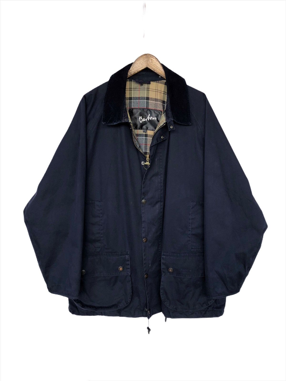 90s BARBOUR 🇬🇧 A960 Beufort Coated Oversized Coat Jacket