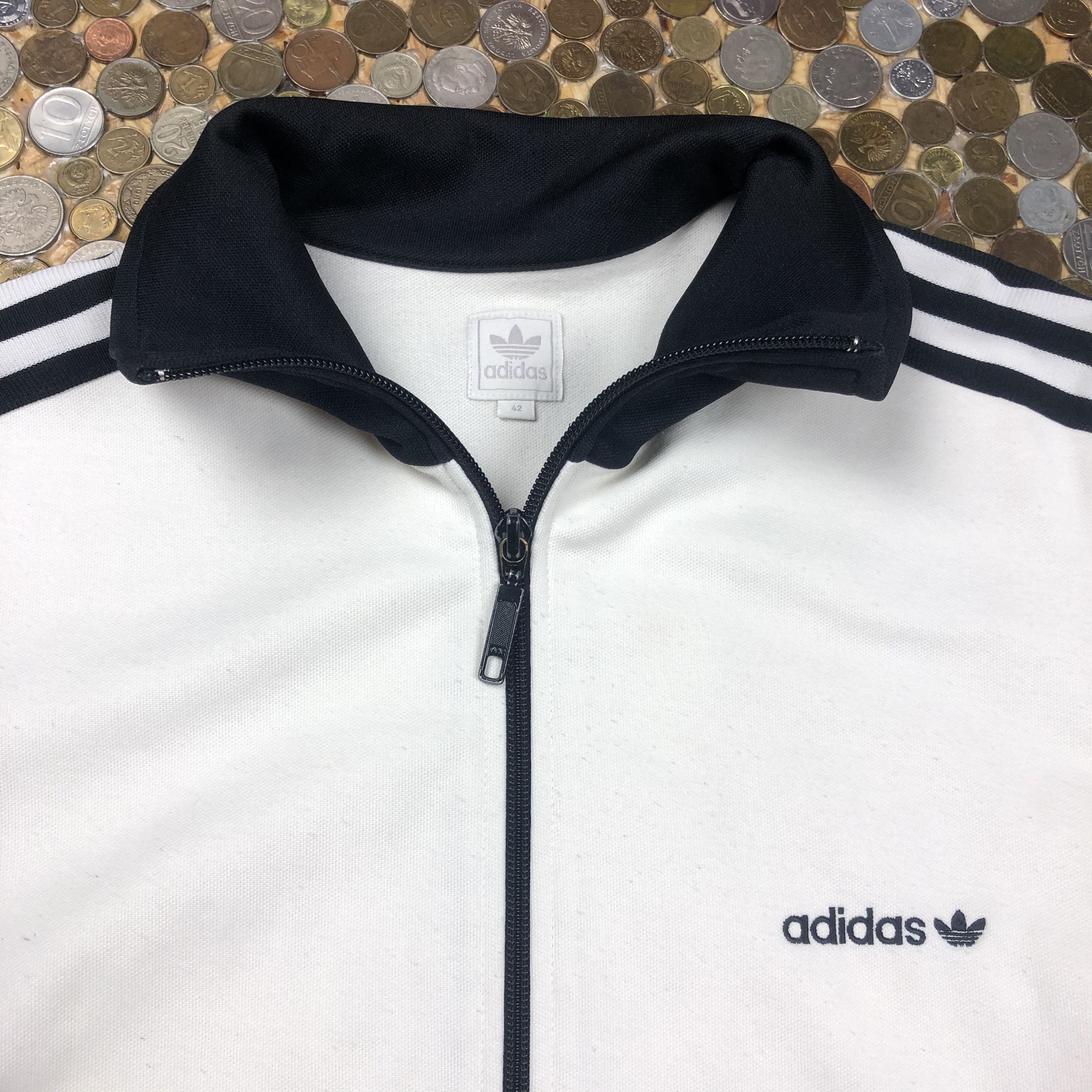 Adidas × Vintage Adidas zip tracksuit sweatshirt Size US S / EU 44-46 / 1 - 2 Thumbnail