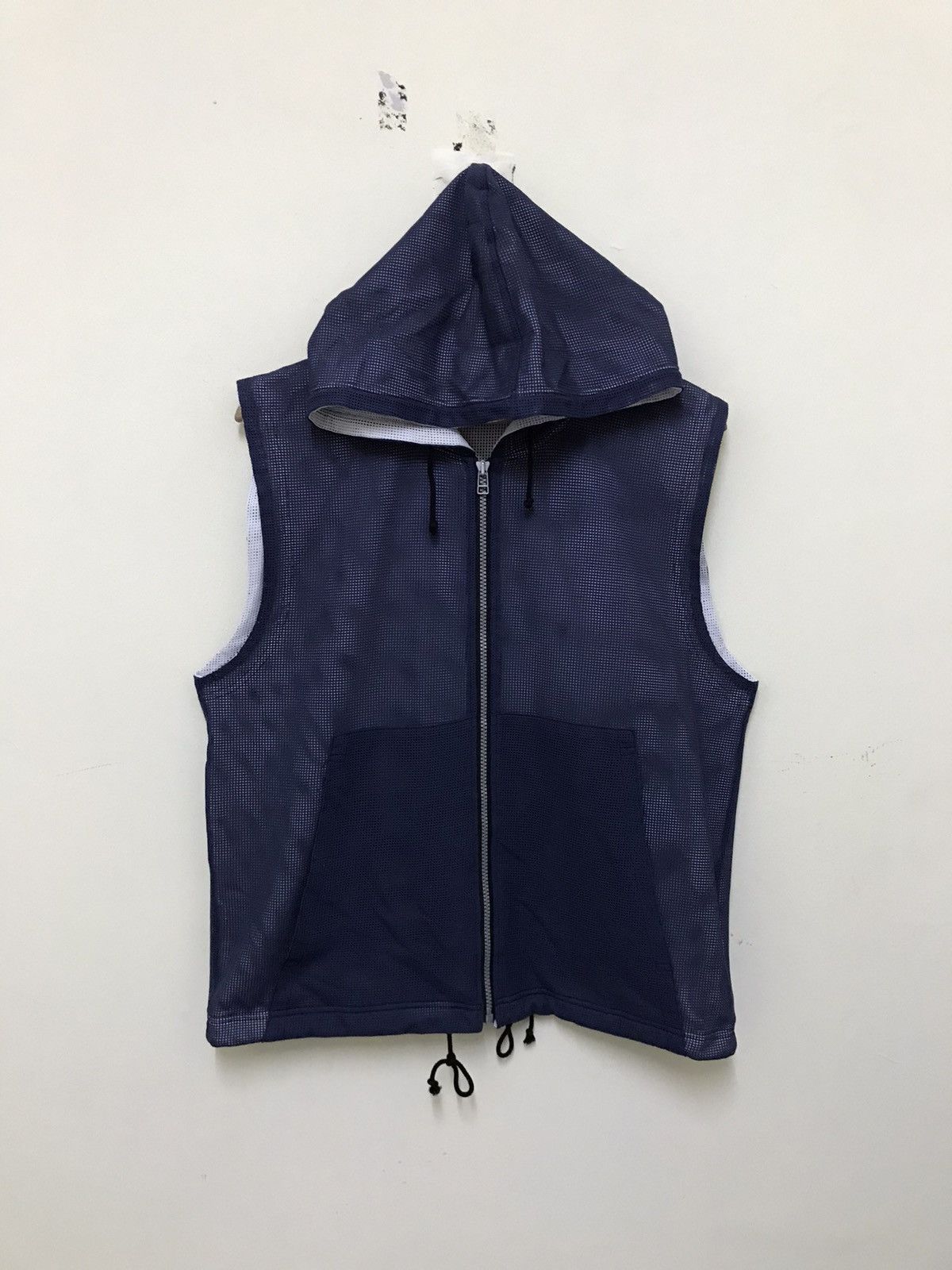 Asics × Vintage Vintage Asics Athletic Active Sportswear Sleeveless Hoodie Size US S / EU 44-46 / 1 - 4 Thumbnail
