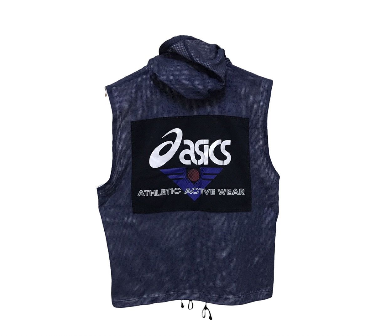 Asics × Vintage Vintage Asics Athletic Active Sportswear Sleeveless Hoodie Size US S / EU 44-46 / 1 - 1 Thumbnail