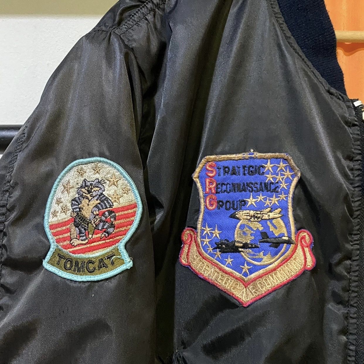 Vintage VINTAGE RARE‼️Air Force Army Patches Bomber Jackets Size US M / EU 48-50 / 2 - 5 Thumbnail