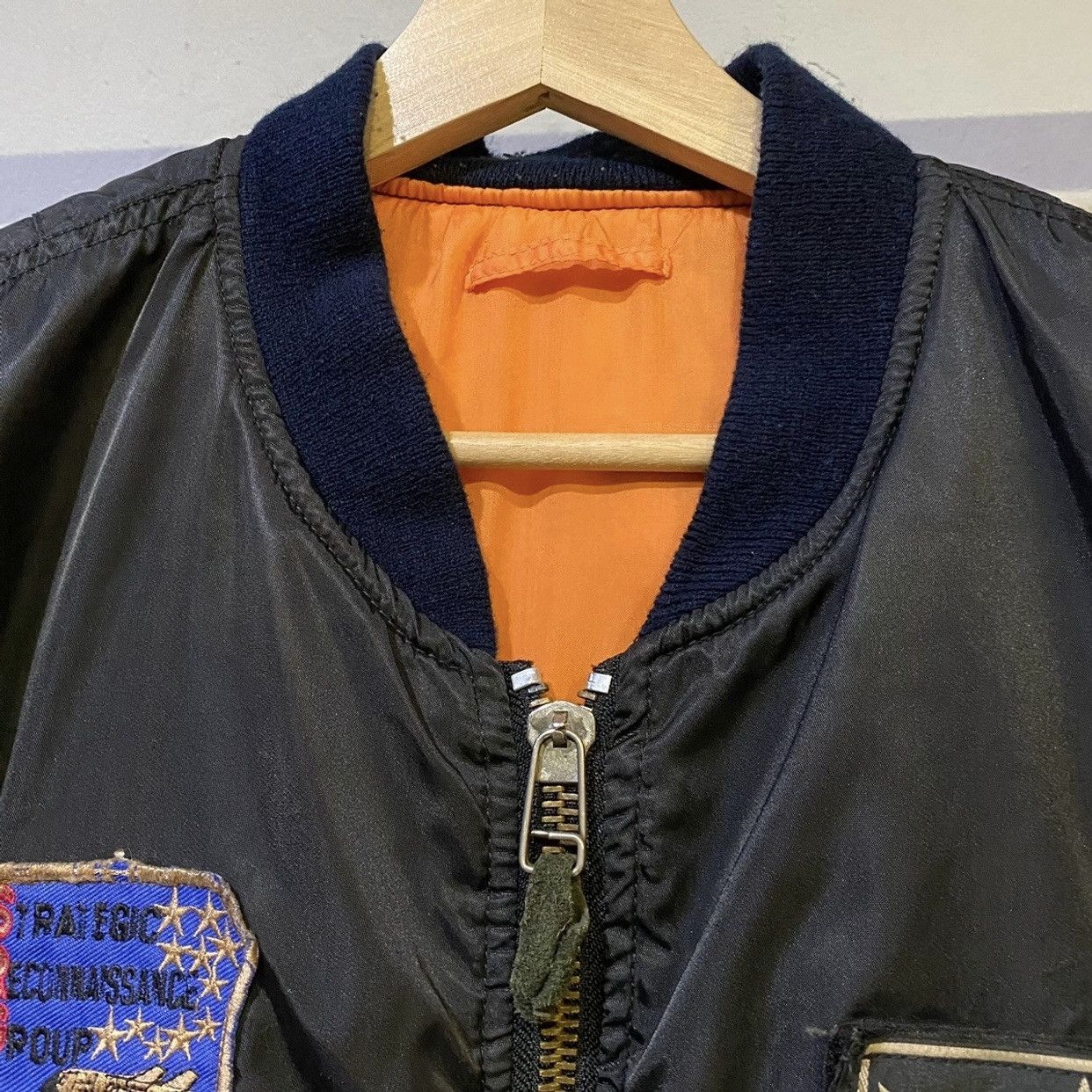Vintage VINTAGE RARE‼️Air Force Army Patches Bomber Jackets Size US M / EU 48-50 / 2 - 7 Thumbnail