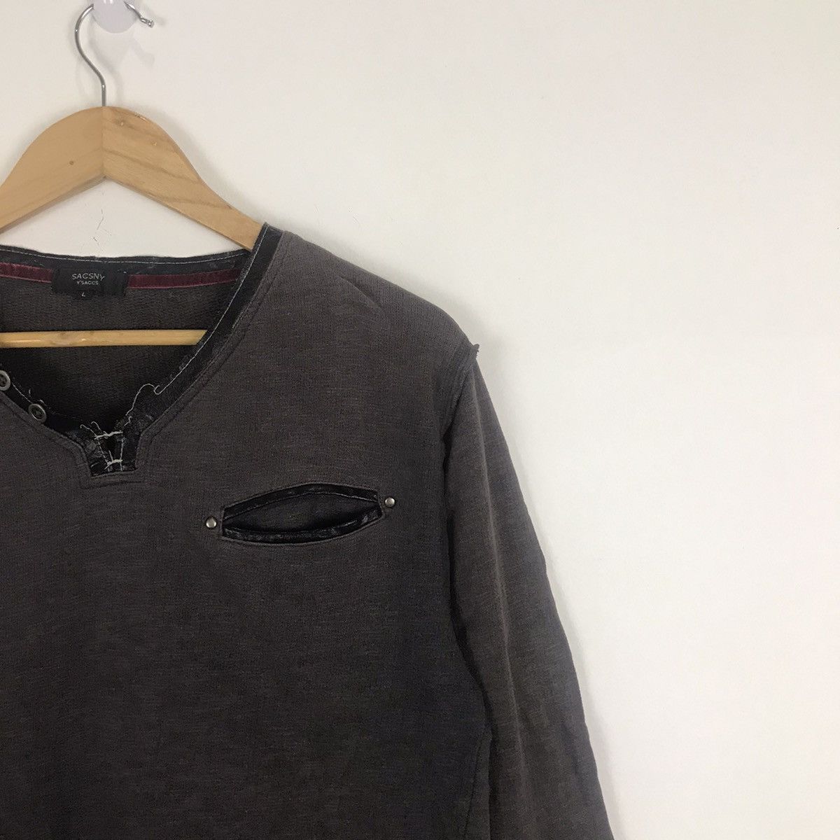 Japanese Brand × Yohji Yamamoto Sacsny Y’saccs Yohji Yamamoto Sweatshirt Size US L / EU 52-54 / 3 - 3 Thumbnail