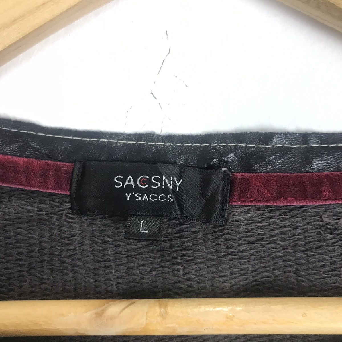 Japanese Brand × Yohji Yamamoto Sacsny Y’saccs Yohji Yamamoto Sweatshirt Size US L / EU 52-54 / 3 - 8 Thumbnail