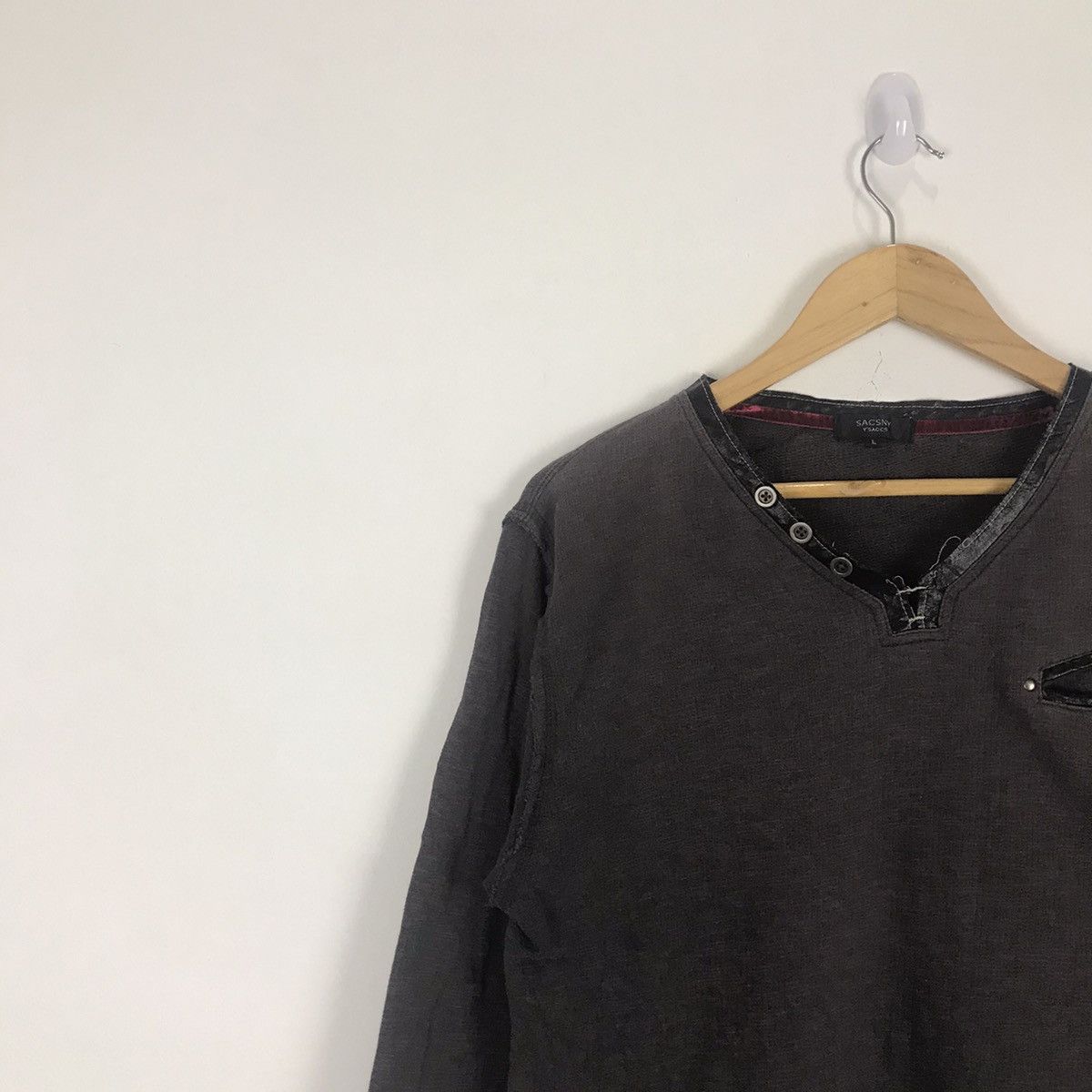 Japanese Brand × Yohji Yamamoto Sacsny Y’saccs Yohji Yamamoto Sweatshirt Size US L / EU 52-54 / 3 - 2 Thumbnail