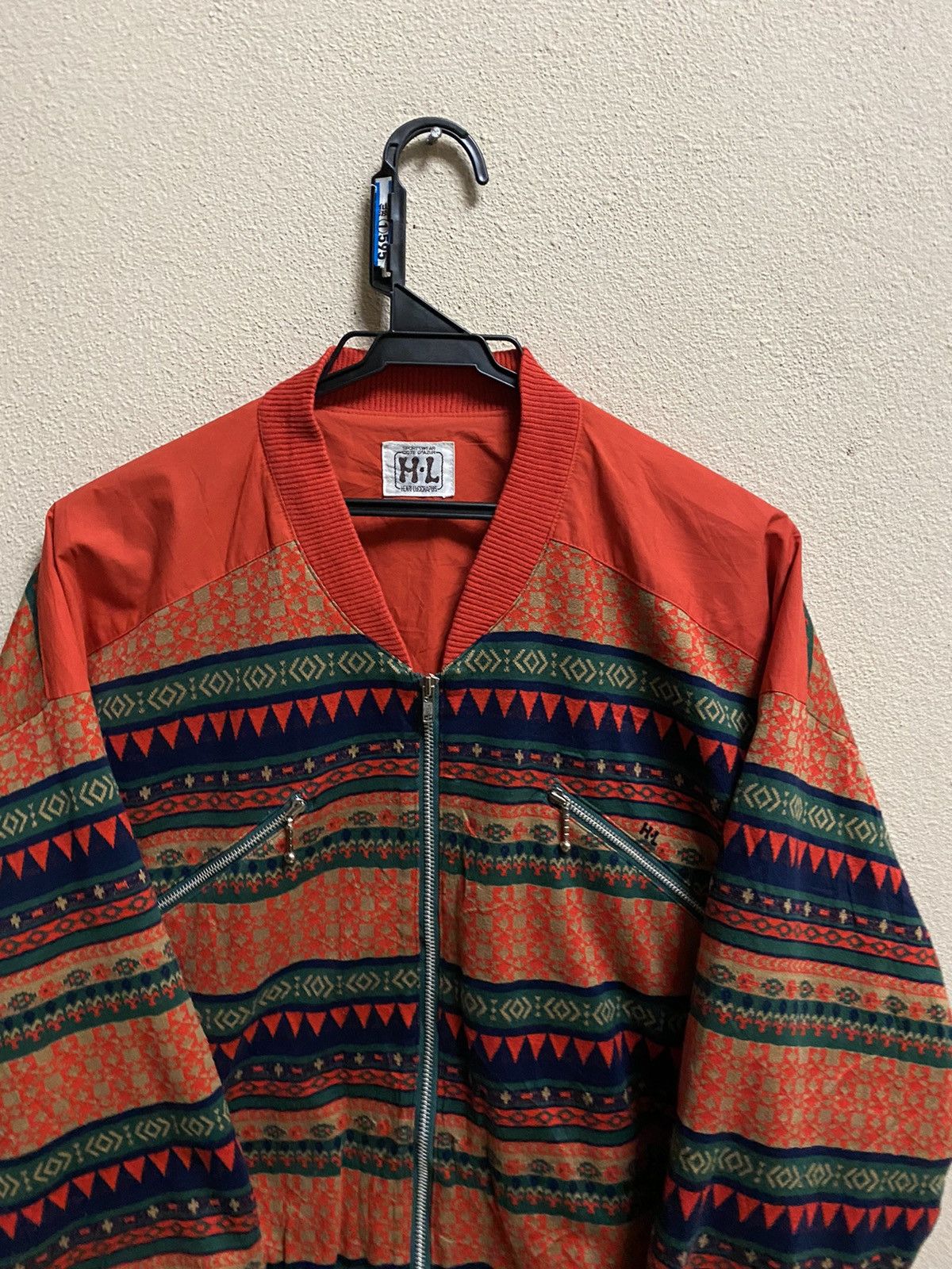 Japanese Brand 🔥SALE🔥HENRI LUC CHAPUIS NAVAJO STYLE BOMBER JACKET Size US M / EU 48-50 / 2 - 6 Thumbnail