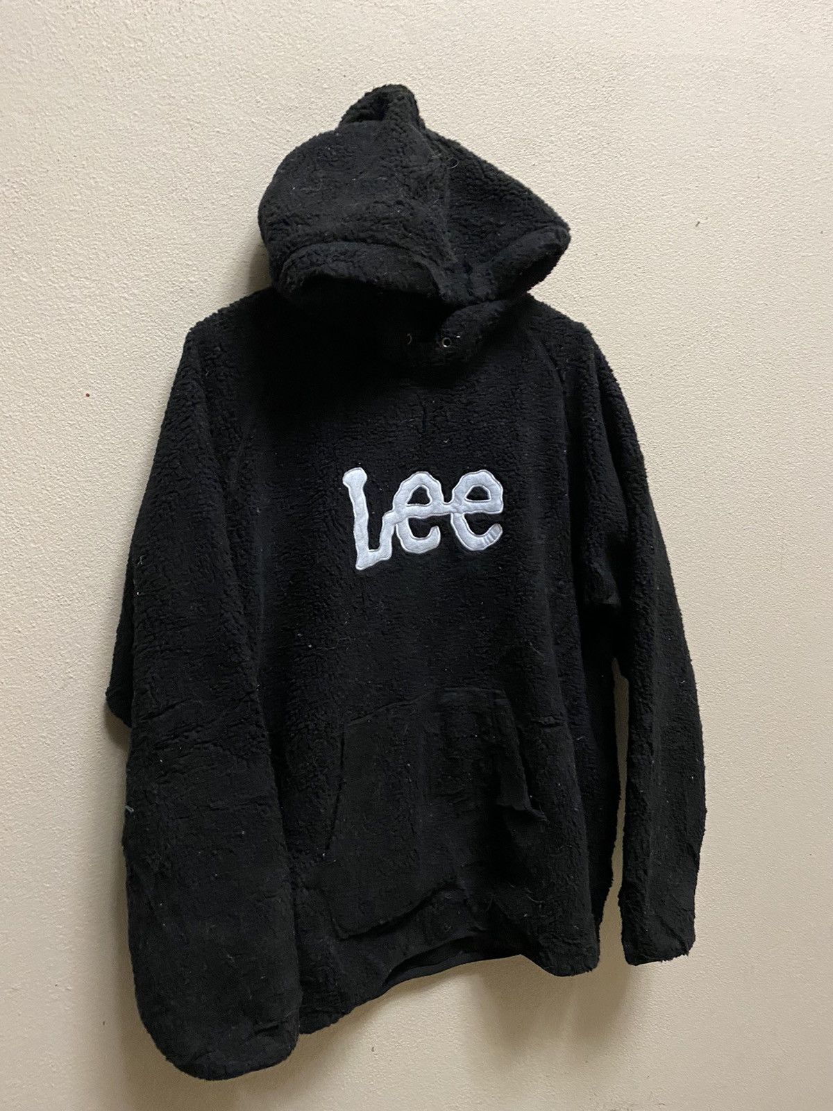 Lee × Vintage 🔥SALE🔥SHERLING FLEECE HOODIES BY LEE UNION MADE Size US L / EU 52-54 / 3 - 5 Thumbnail