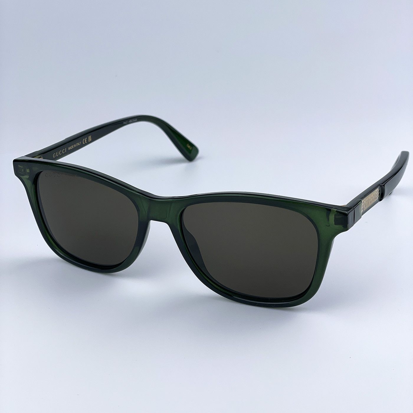 Gucci NEW Gucci GG0936S 003 Green Brown Square Men Sunglasses Size ONE SIZE - 7 Thumbnail