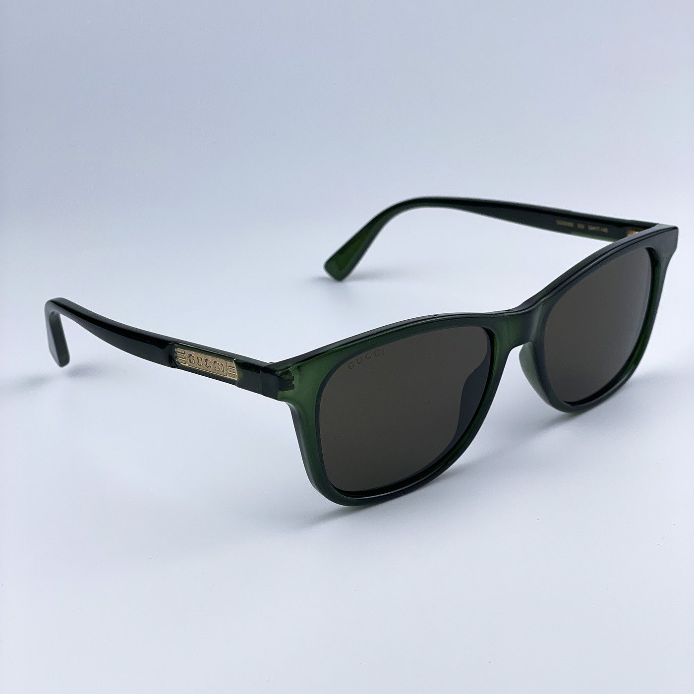 Gucci NEW Gucci GG0936S 003 Green Brown Square Men Sunglasses Size ONE SIZE - 11 Thumbnail