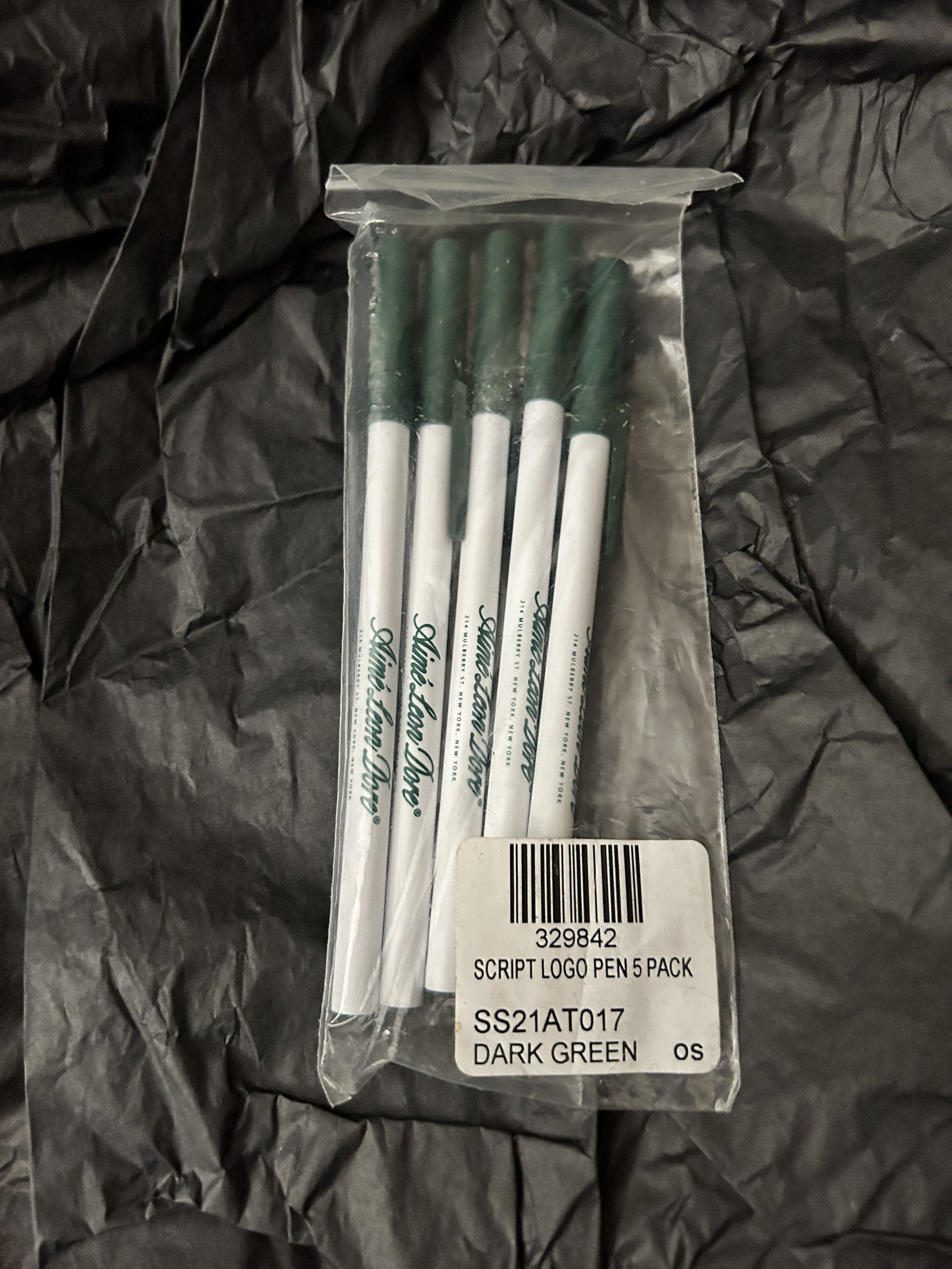 aime leon dore script logo pen (5 pack) ballpoint