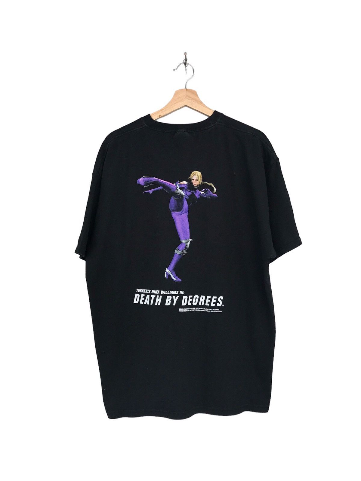 Vintage 2001 Tekken's Nina Williams in: Death by Degrees Tee Shirt 