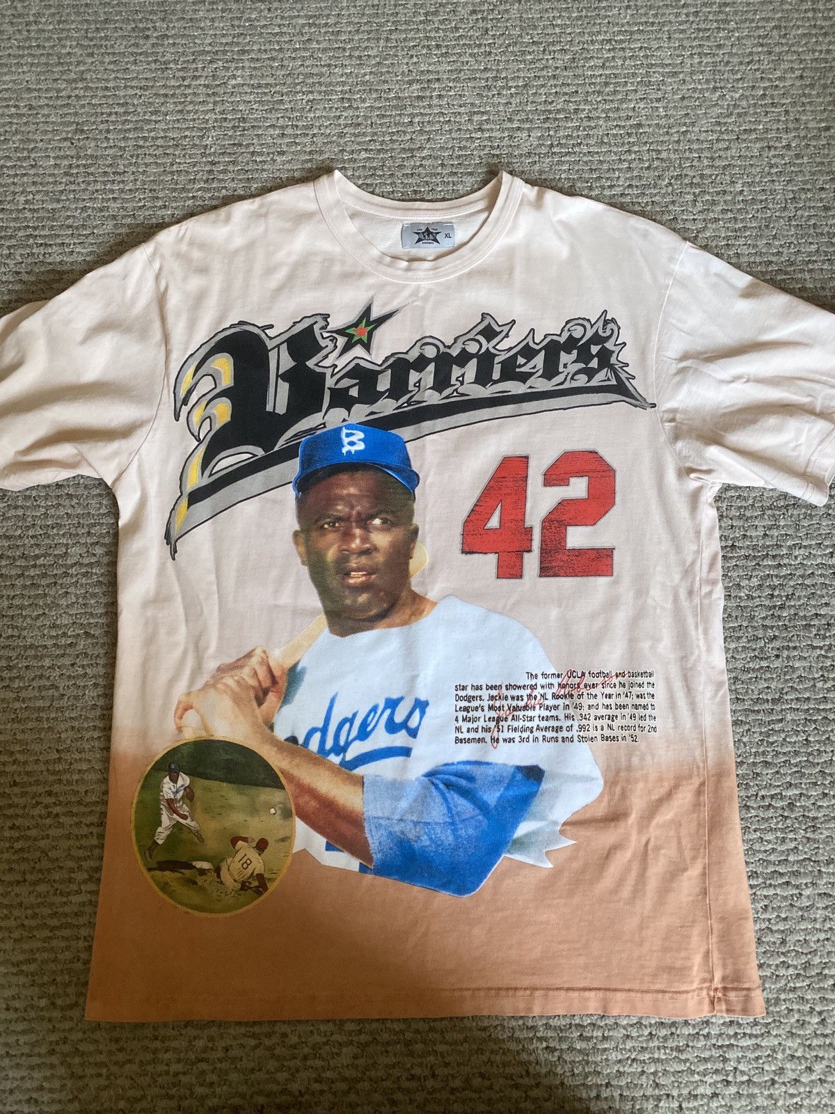 Barriers jackie robinson t shirt | Grailed