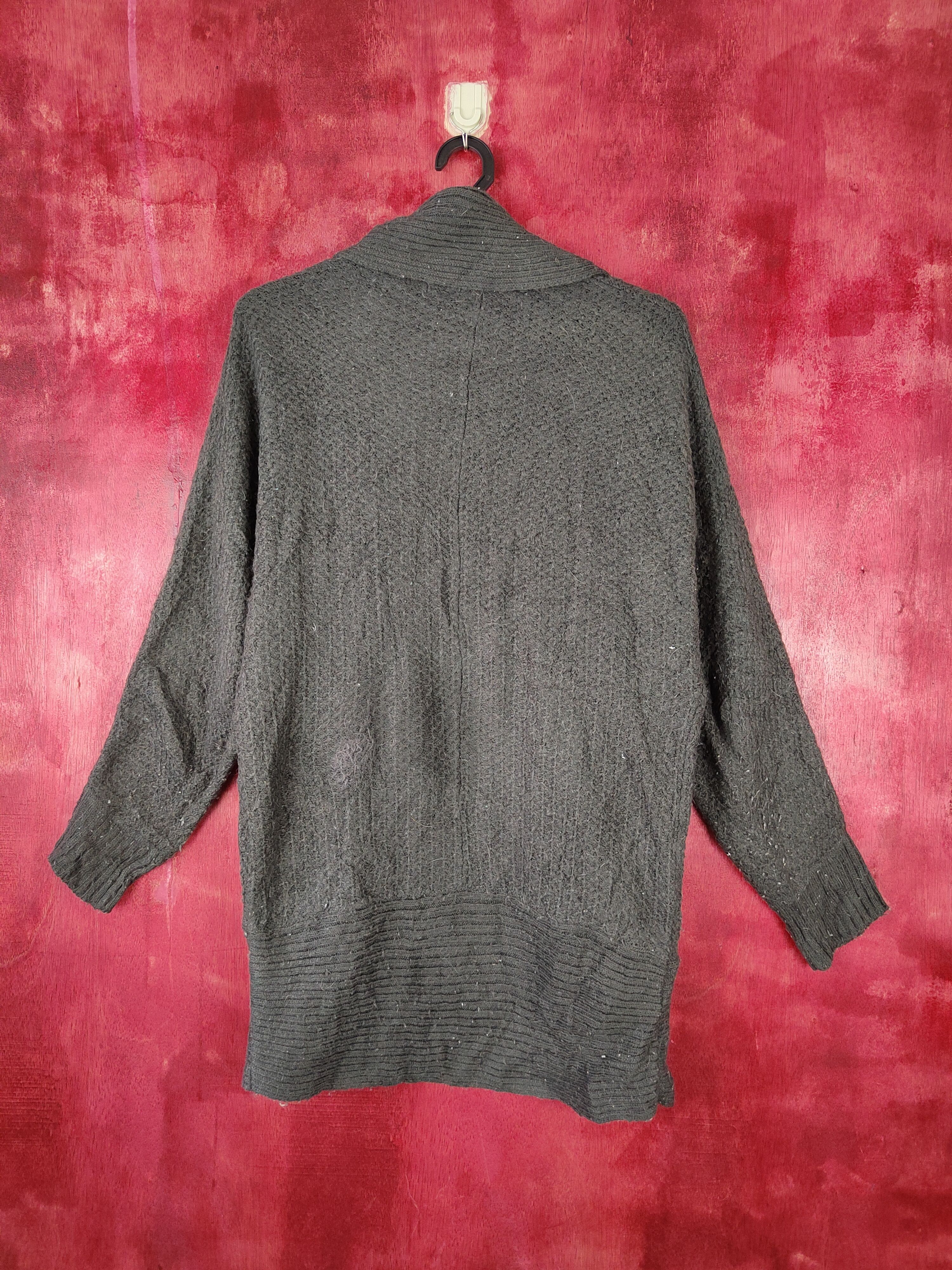 Homespun Knitwear Givors japan vintage Black knitwear Cardigan #S364 Size US L / EU 52-54 / 3 - 5 Thumbnail