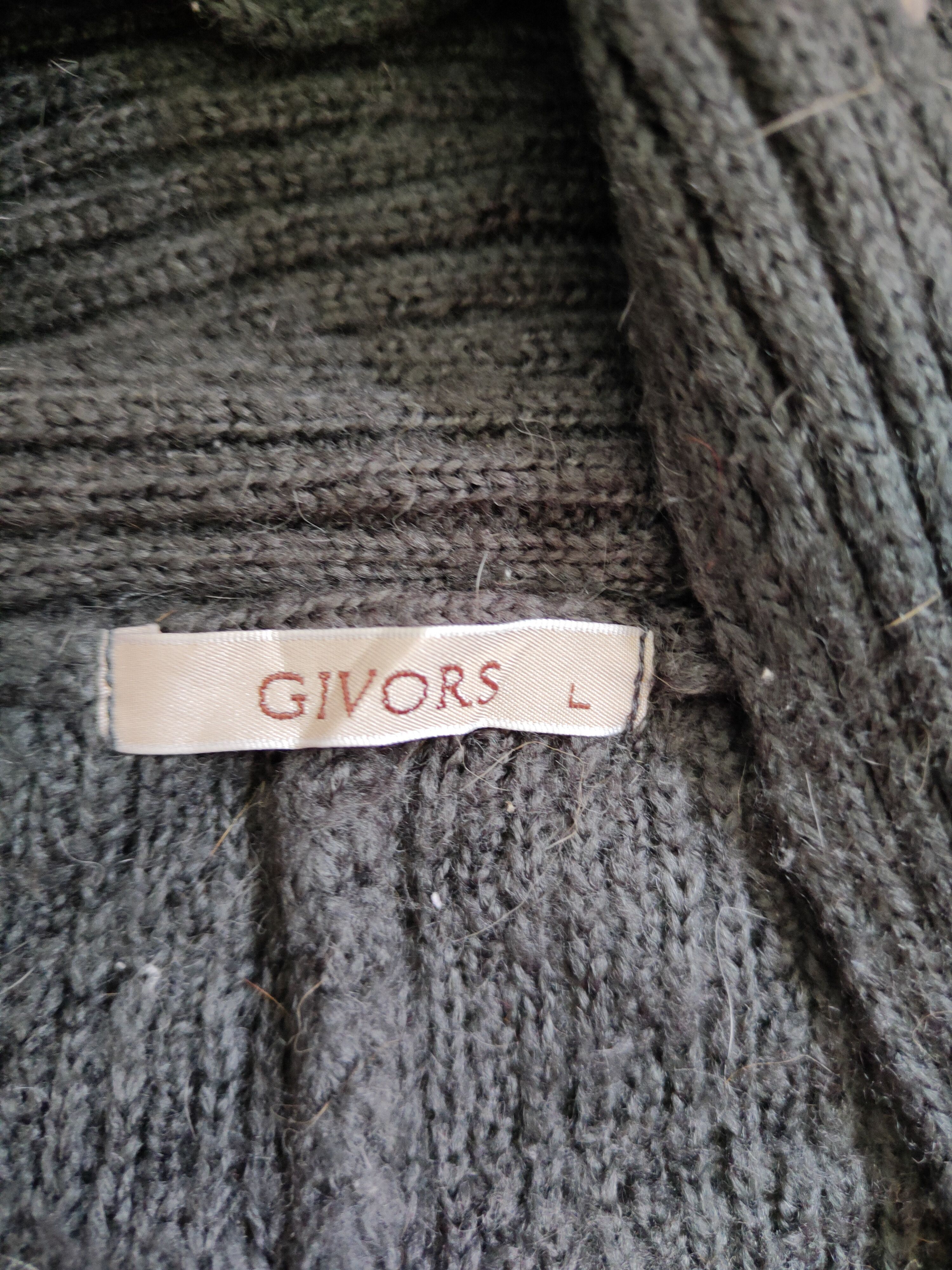 Homespun Knitwear Givors japan vintage Black knitwear Cardigan #S364 Size US L / EU 52-54 / 3 - 9 Thumbnail