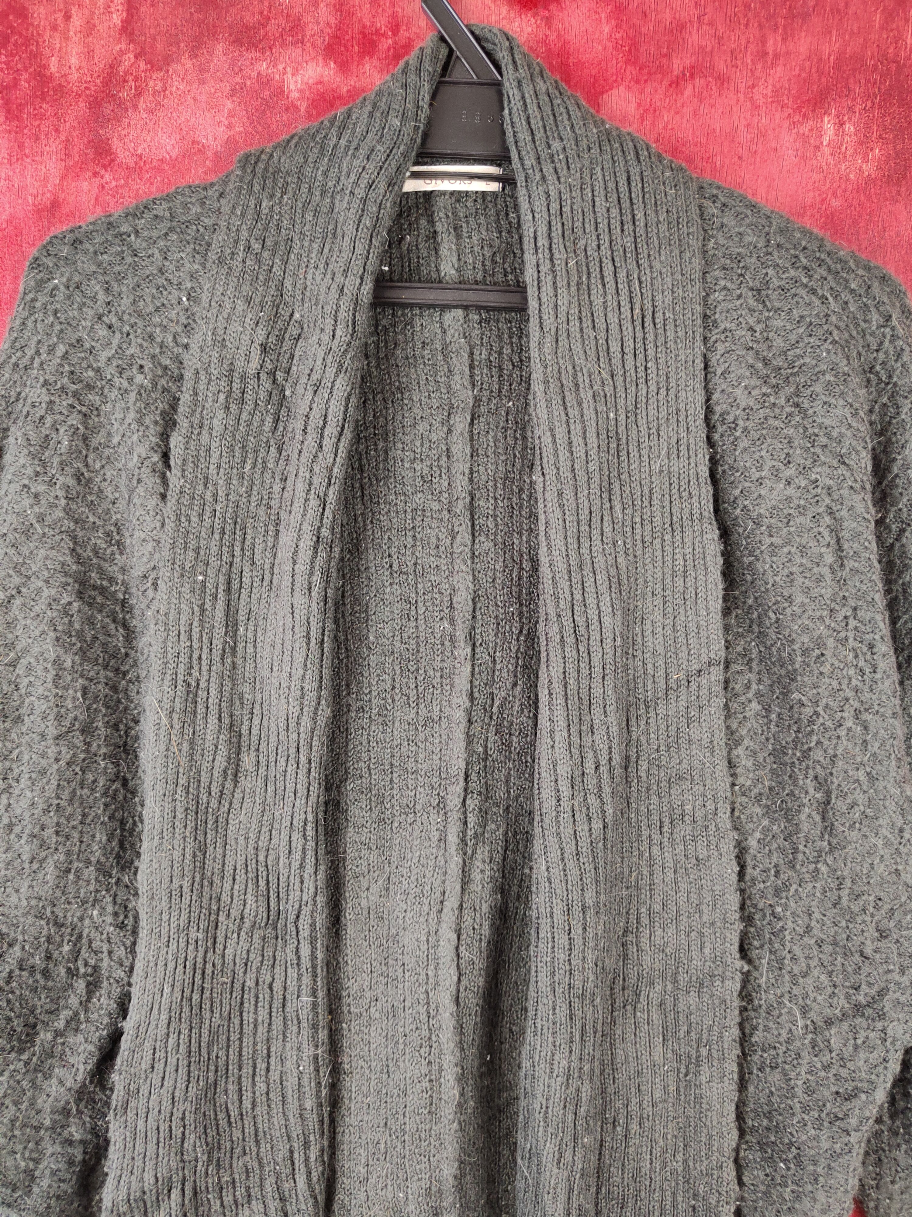 Homespun Knitwear Givors japan vintage Black knitwear Cardigan #S364 Size US L / EU 52-54 / 3 - 2 Thumbnail