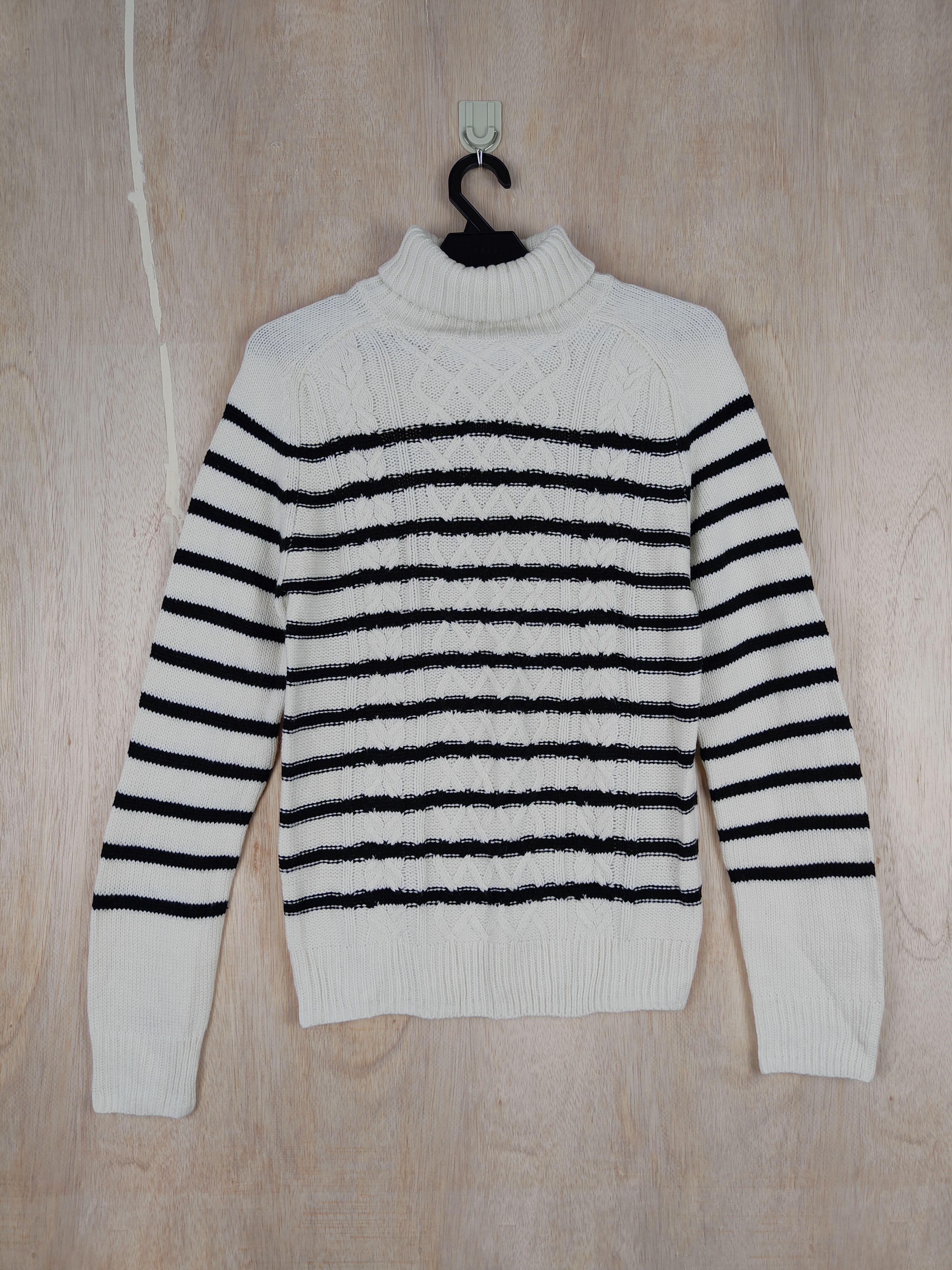 image of Michel Klein Black White Knitwear 4077, Men's (Size Small)