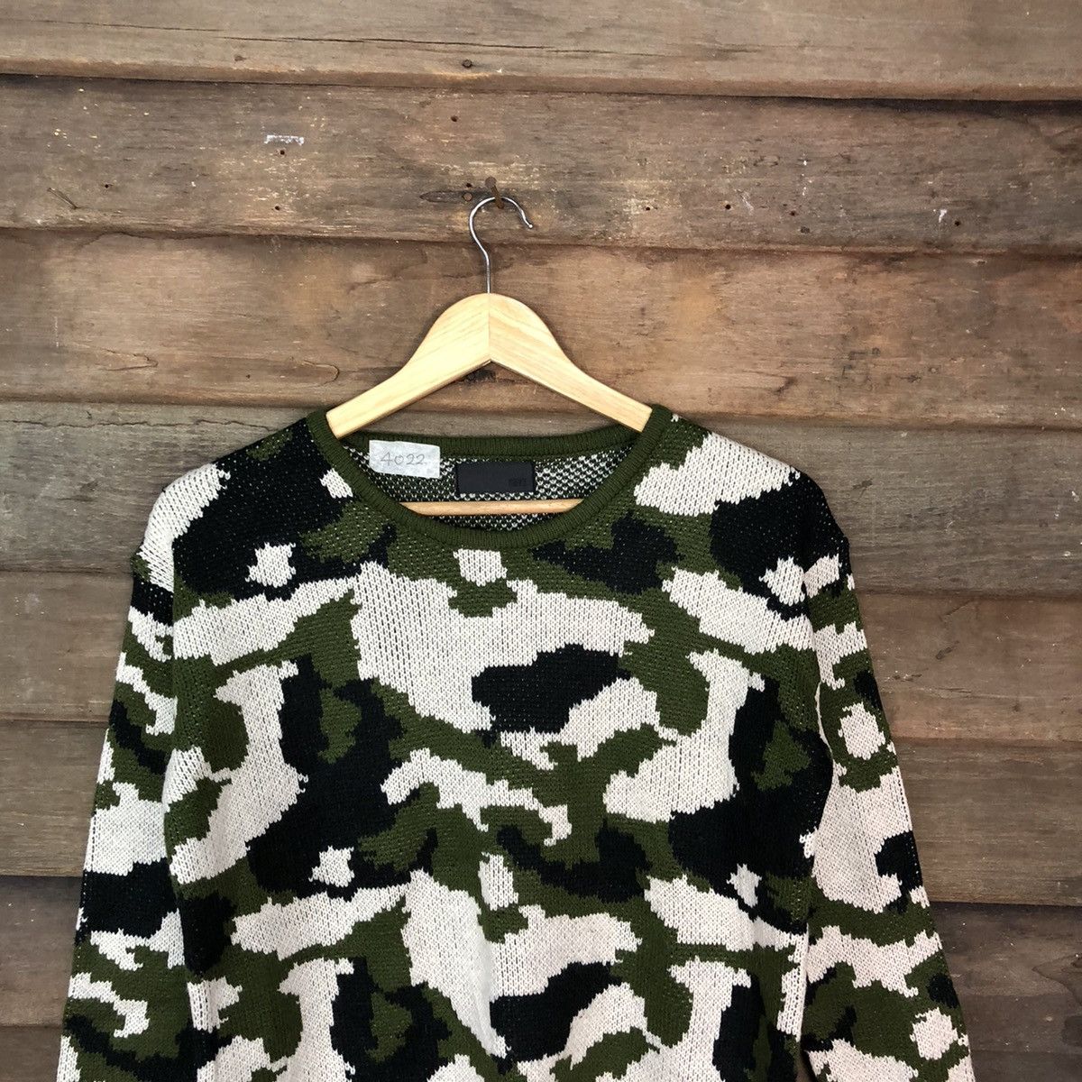 Japanese Brand CRVX Green Camo Sweatshirt #4022 Size US S / EU 44-46 / 1 - 2 Thumbnail