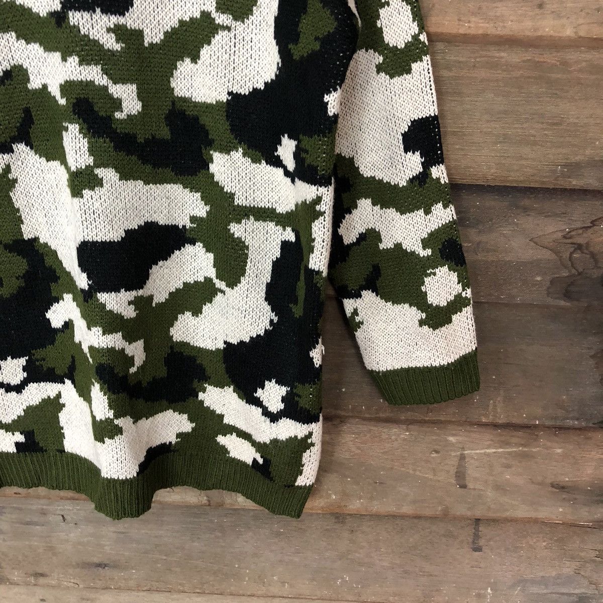 Japanese Brand CRVX Green Camo Sweatshirt #4022 Size US S / EU 44-46 / 1 - 5 Thumbnail