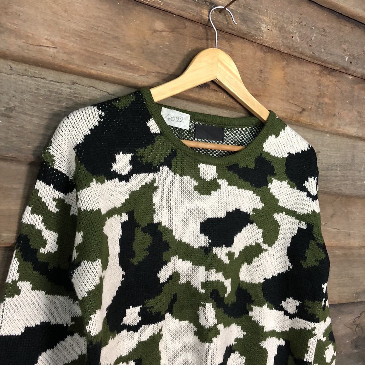 Japanese Brand CRVX Green Camo Sweatshirt #4022 Size US S / EU 44-46 / 1 - 6 Thumbnail