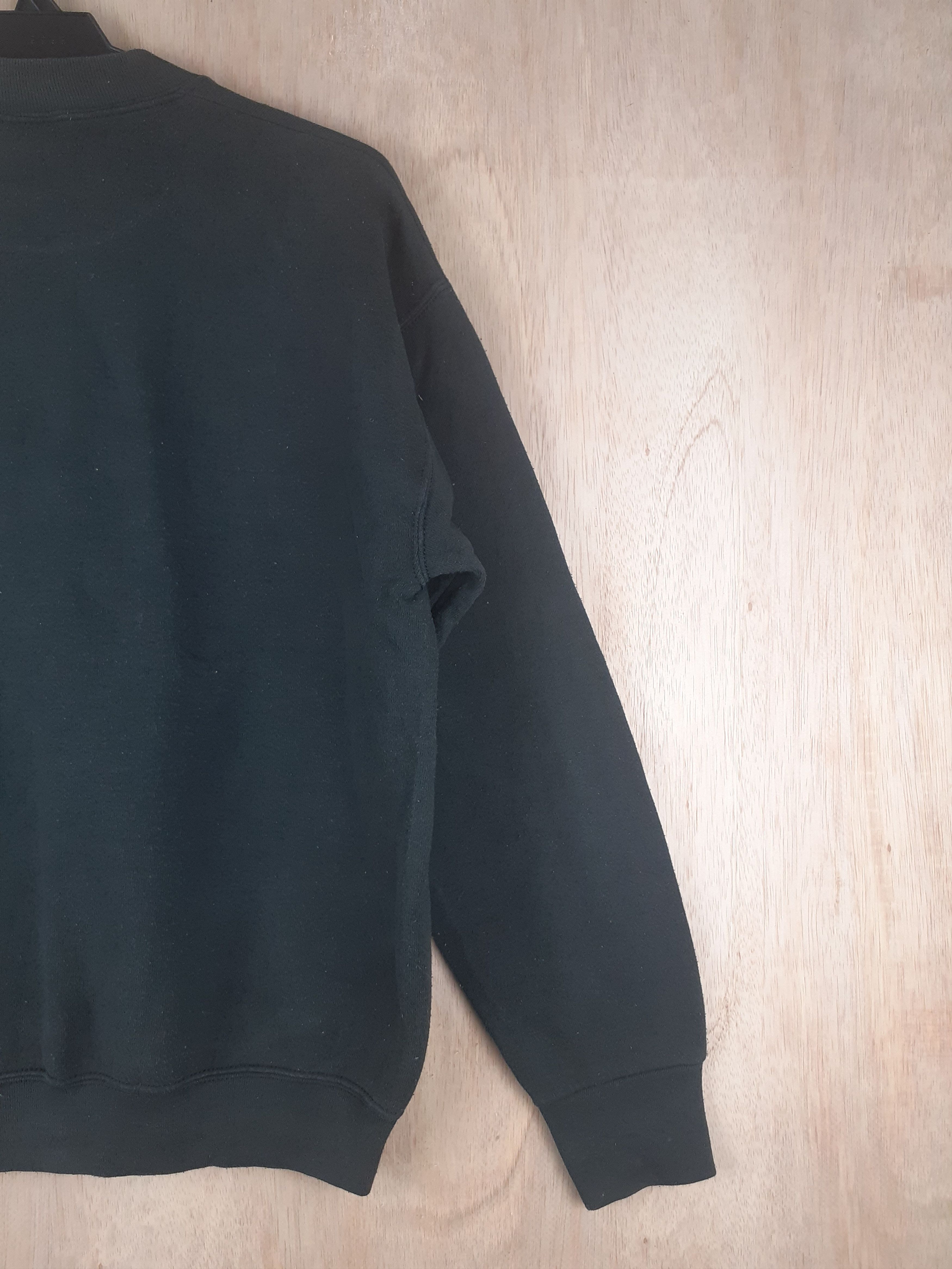 Japanese Brand Jackals black faded vintage sweatshirt sweater #2790 Size US M / EU 48-50 / 2 - 10 Thumbnail