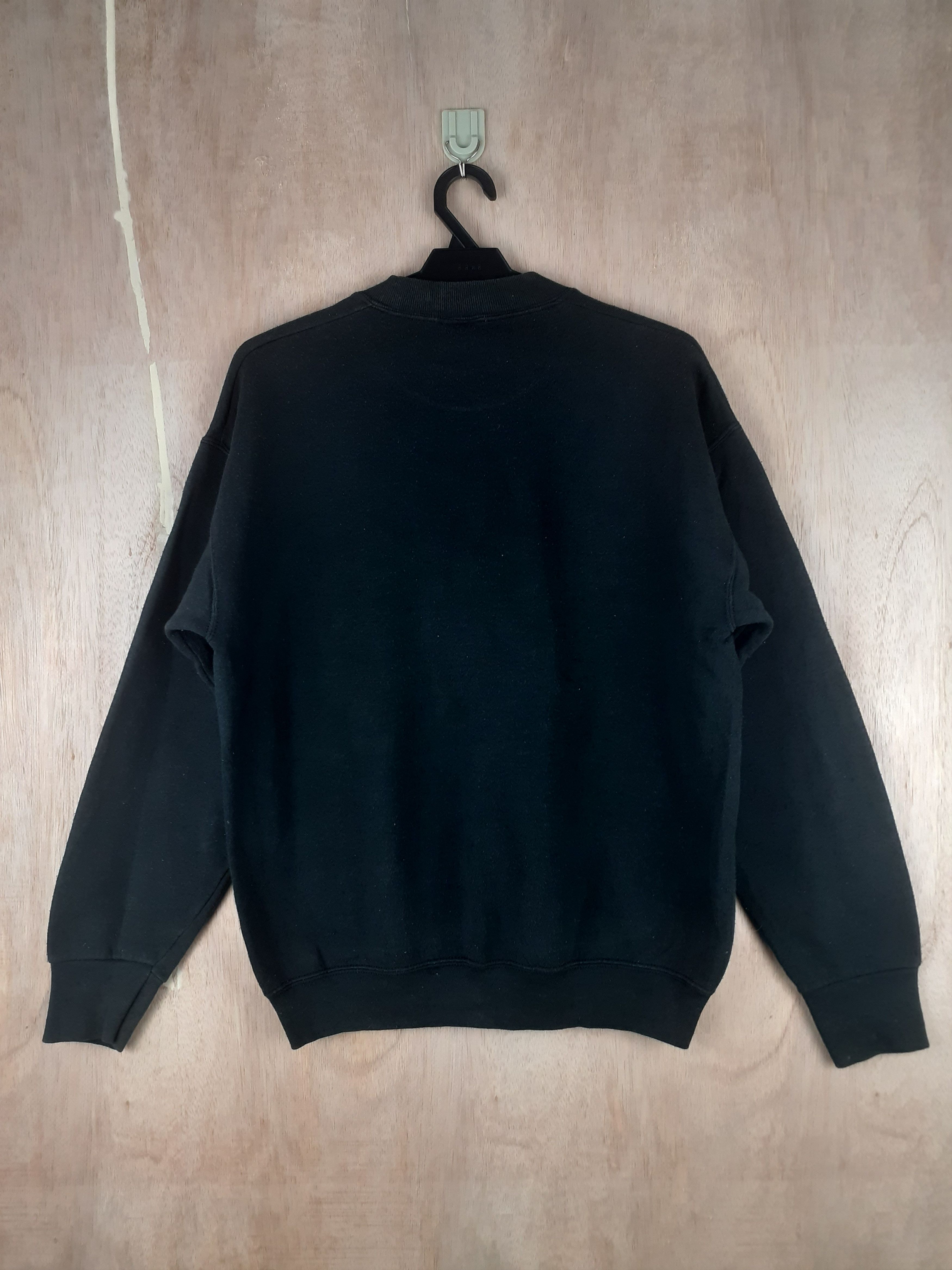 Japanese Brand Jackals black faded vintage sweatshirt sweater #2790 Size US M / EU 48-50 / 2 - 8 Thumbnail