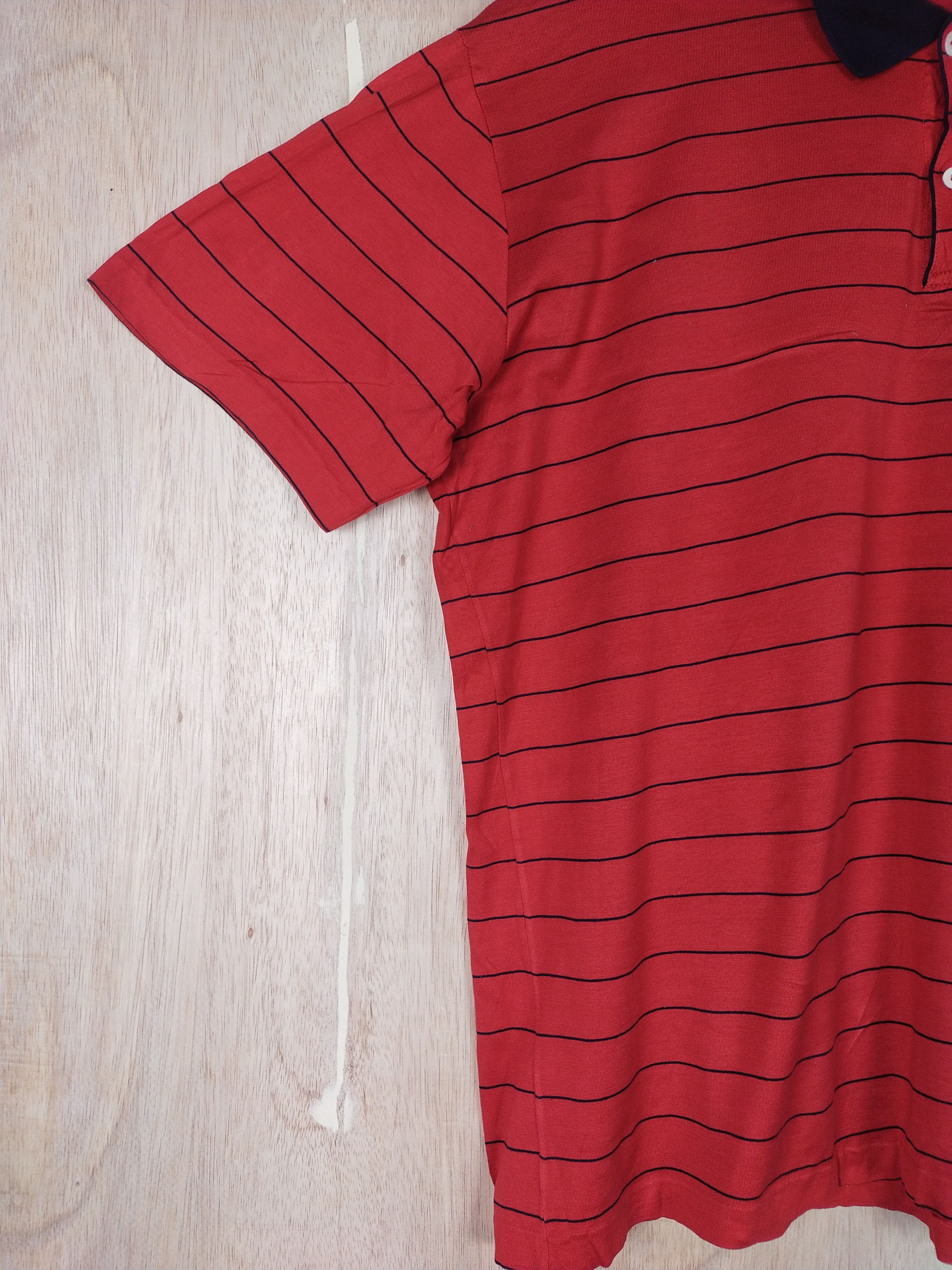 Alfred Dunhill DL Dunhill red stripe shirt (button ups) vintage #2766 Size US M / EU 48-50 / 2 - 3 Thumbnail