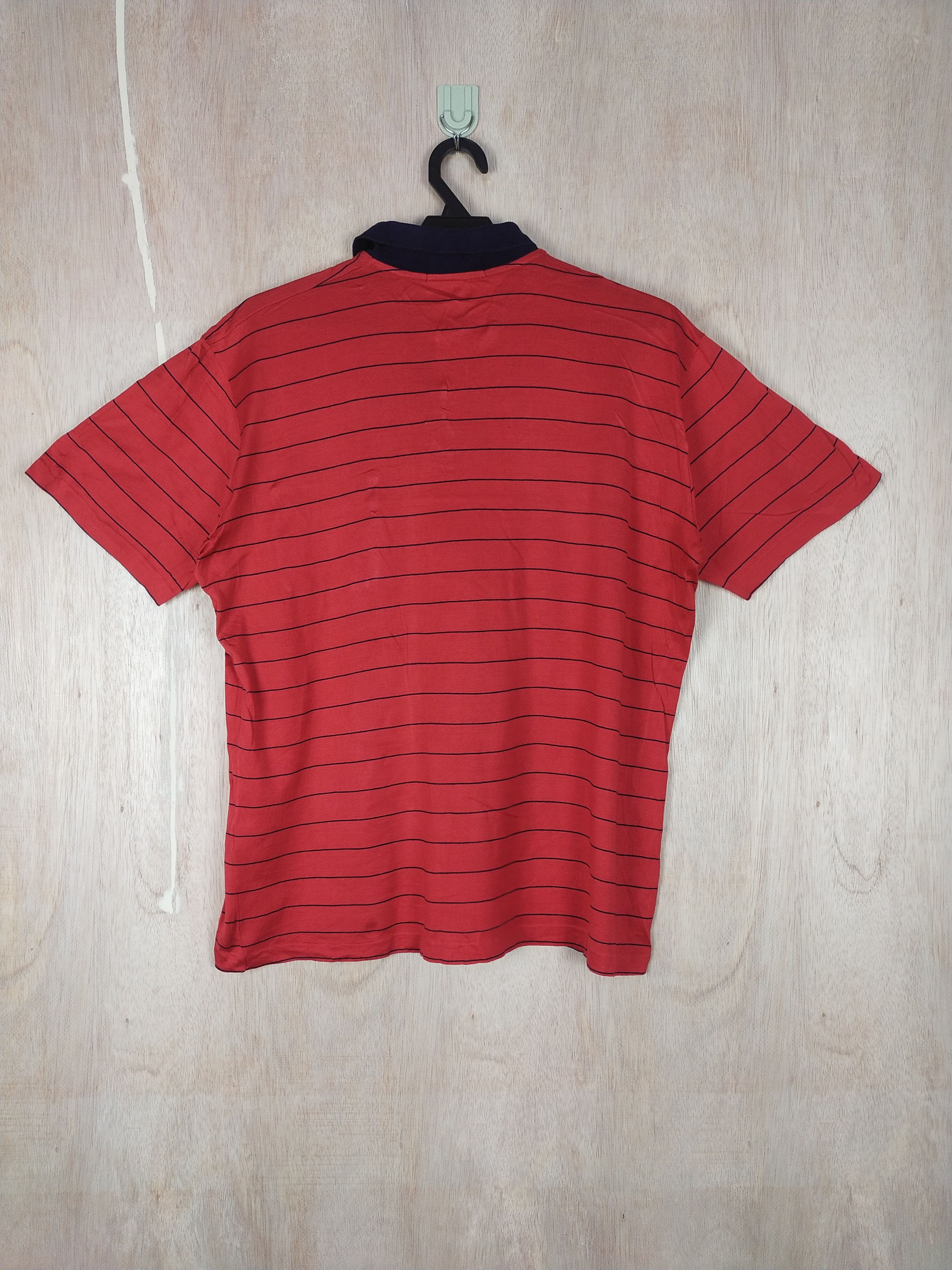 Alfred Dunhill DL Dunhill red stripe shirt (button ups) vintage #2766 Size US M / EU 48-50 / 2 - 8 Thumbnail