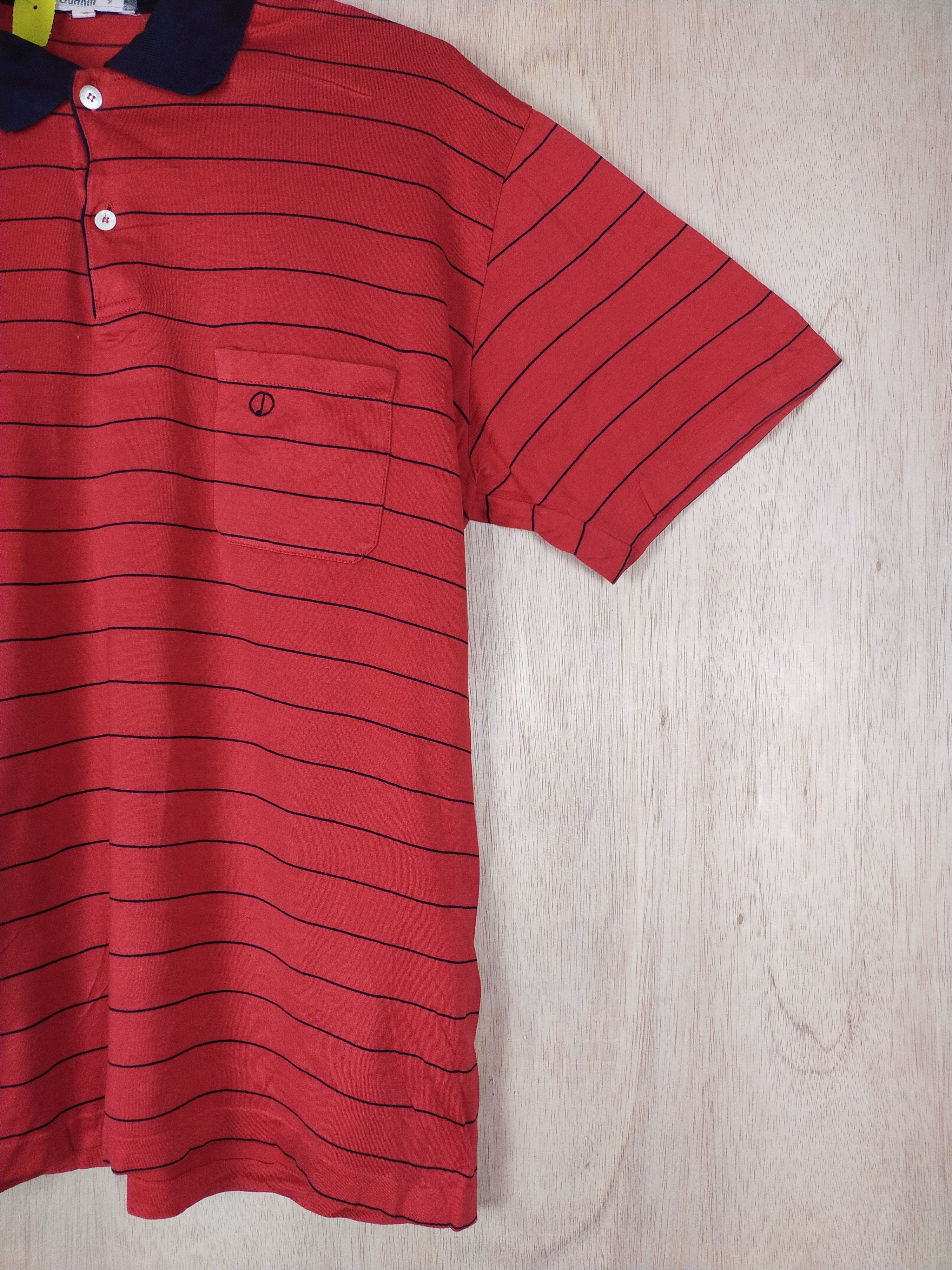 Alfred Dunhill DL Dunhill red stripe shirt (button ups) vintage #2766 Size US M / EU 48-50 / 2 - 5 Thumbnail