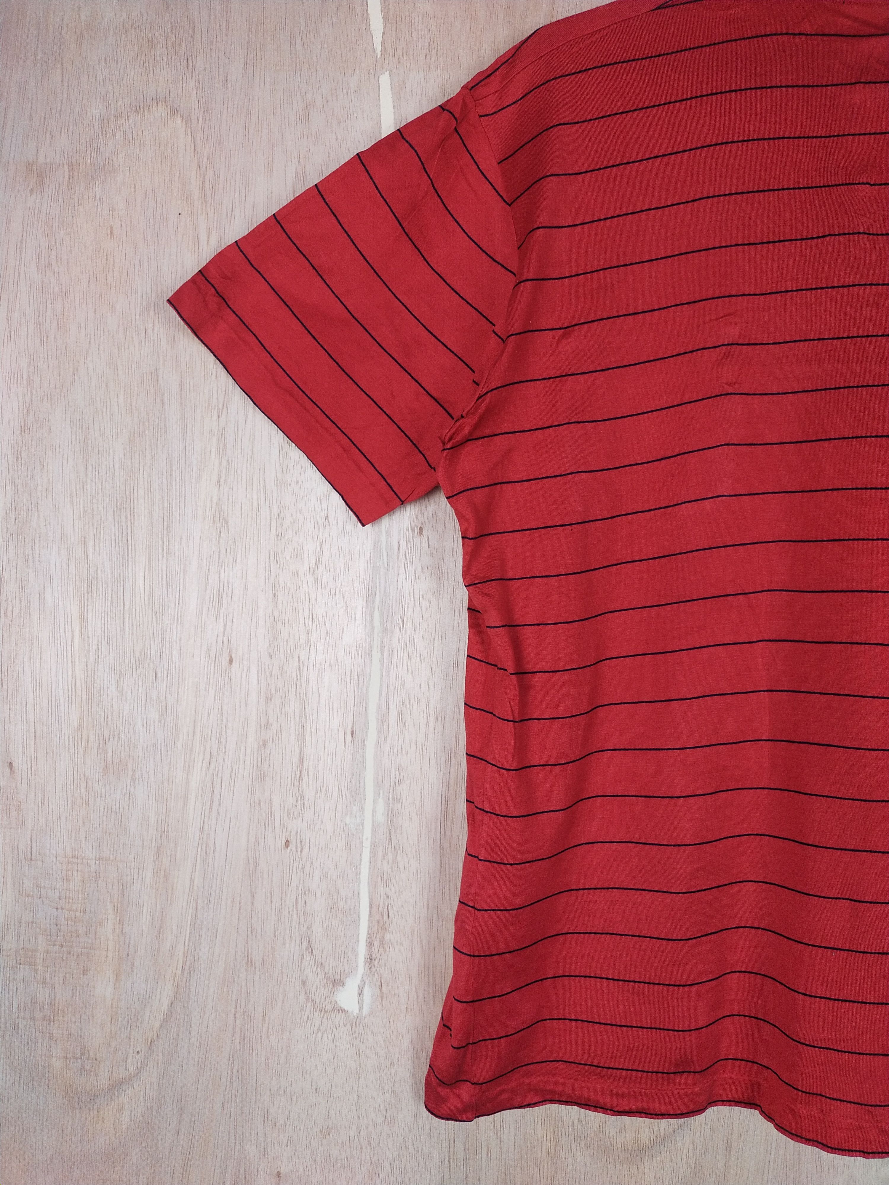 Alfred Dunhill DL Dunhill red stripe shirt (button ups) vintage #2766 Size US M / EU 48-50 / 2 - 9 Thumbnail