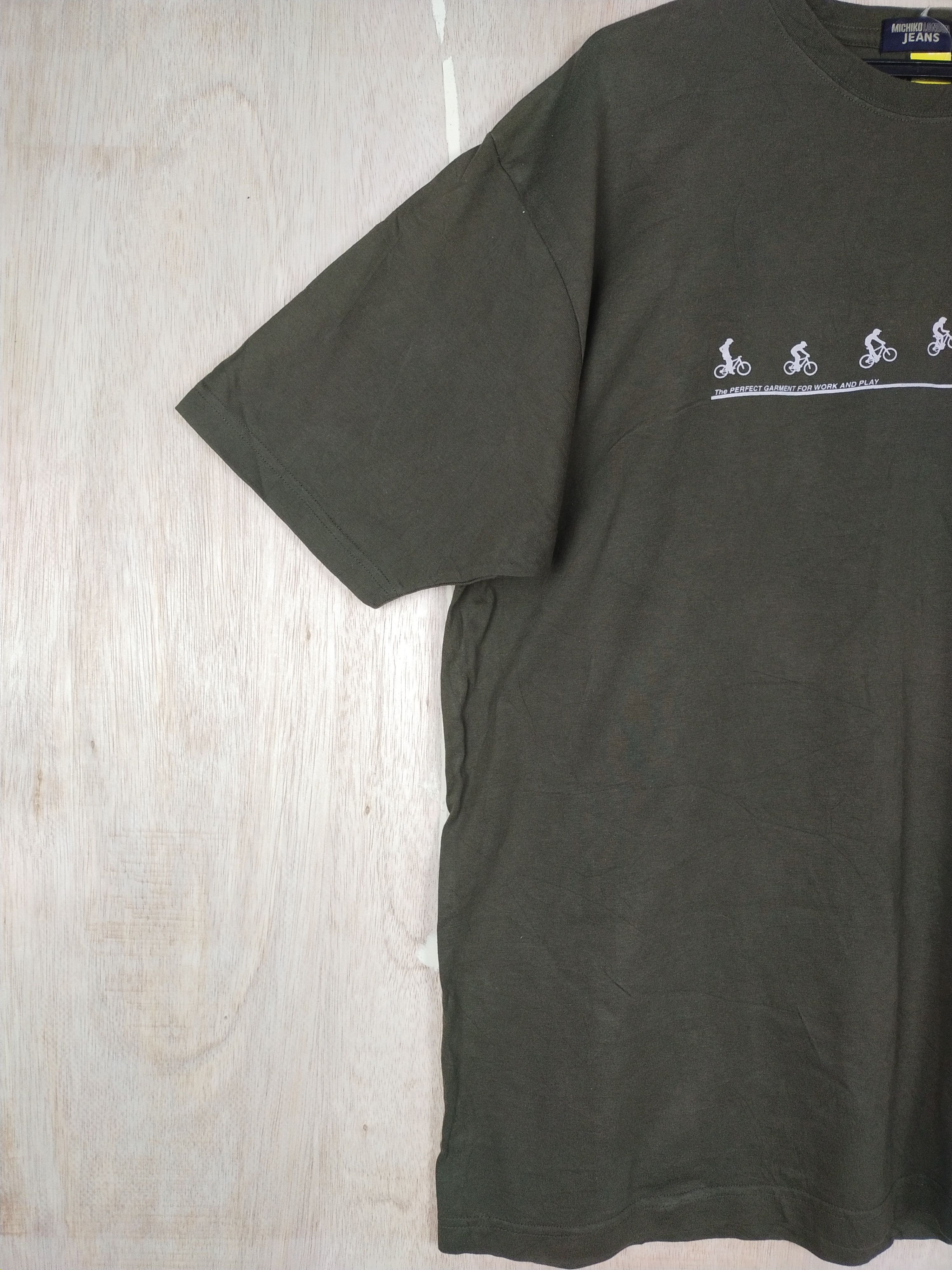 Michiko Koshino London DL Michiko London Jeans green Tshirt #2764 Size US XL / EU 56 / 4 - 4 Thumbnail