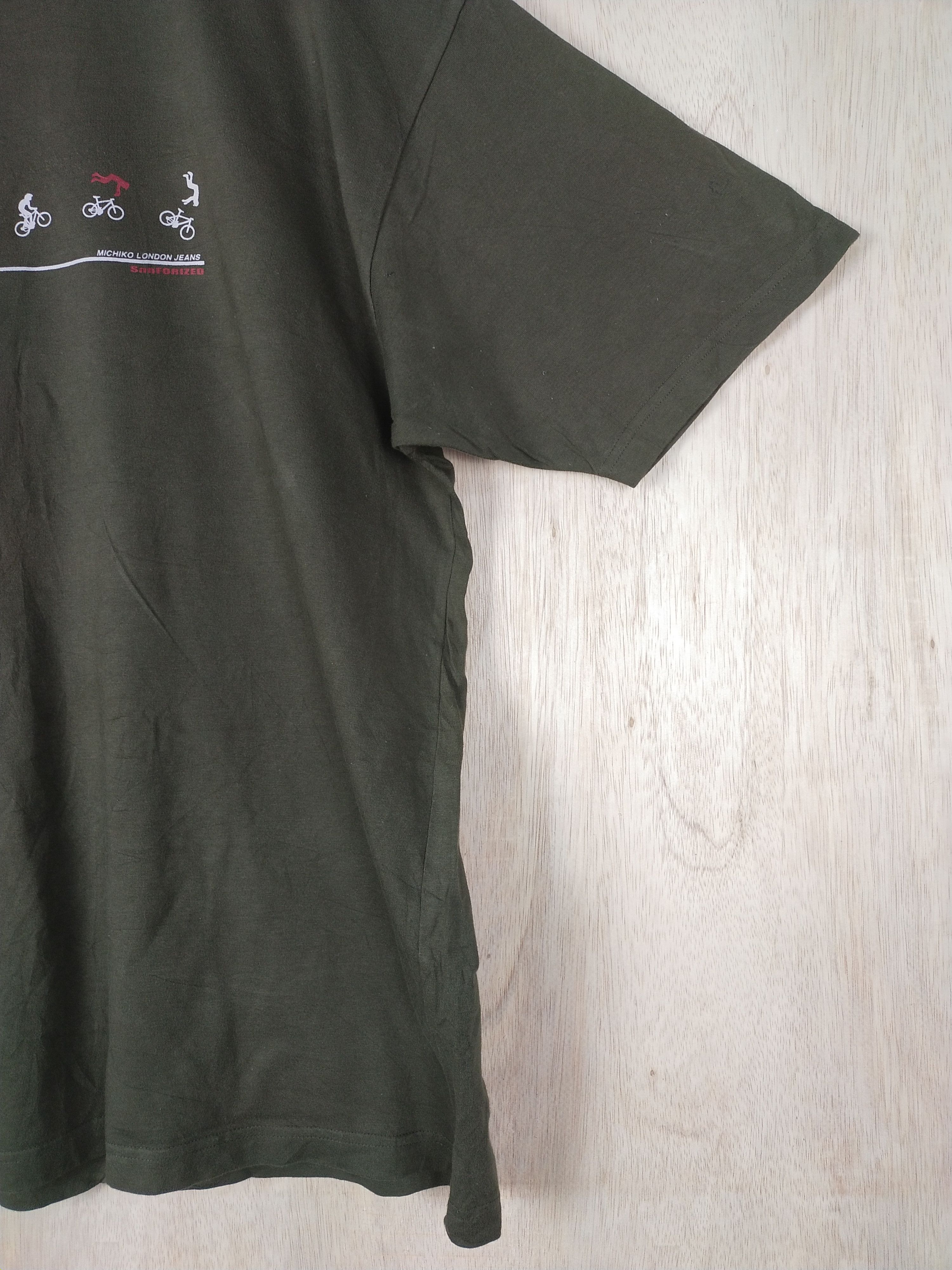 Michiko Koshino London DL Michiko London Jeans green Tshirt #2764 Size US XL / EU 56 / 4 - 6 Thumbnail