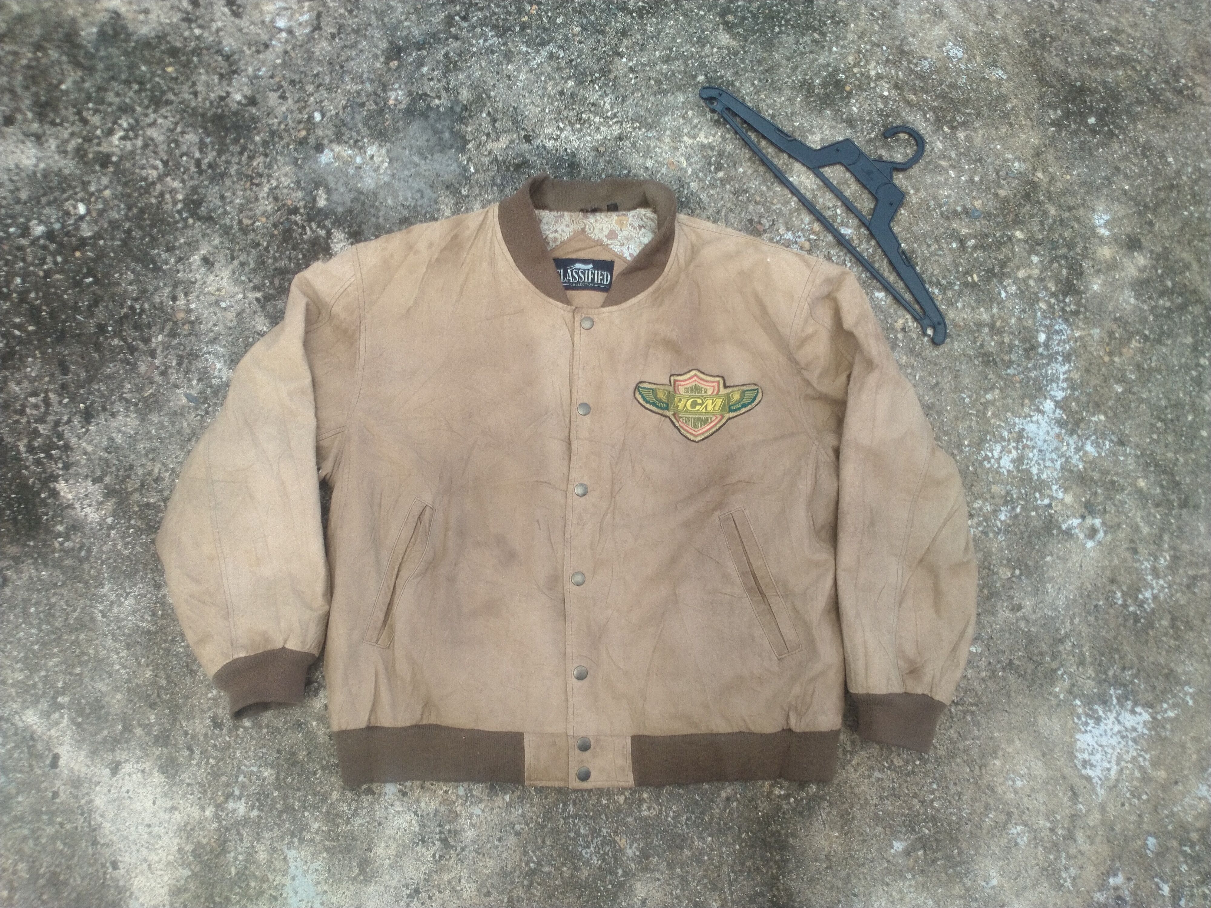 Genuine Leather DORNIER PERFORMANCE EMBROIDERED BY CLASSFIED LEATHER JACKET Size US L / EU 52-54 / 3 - 2 Thumbnail