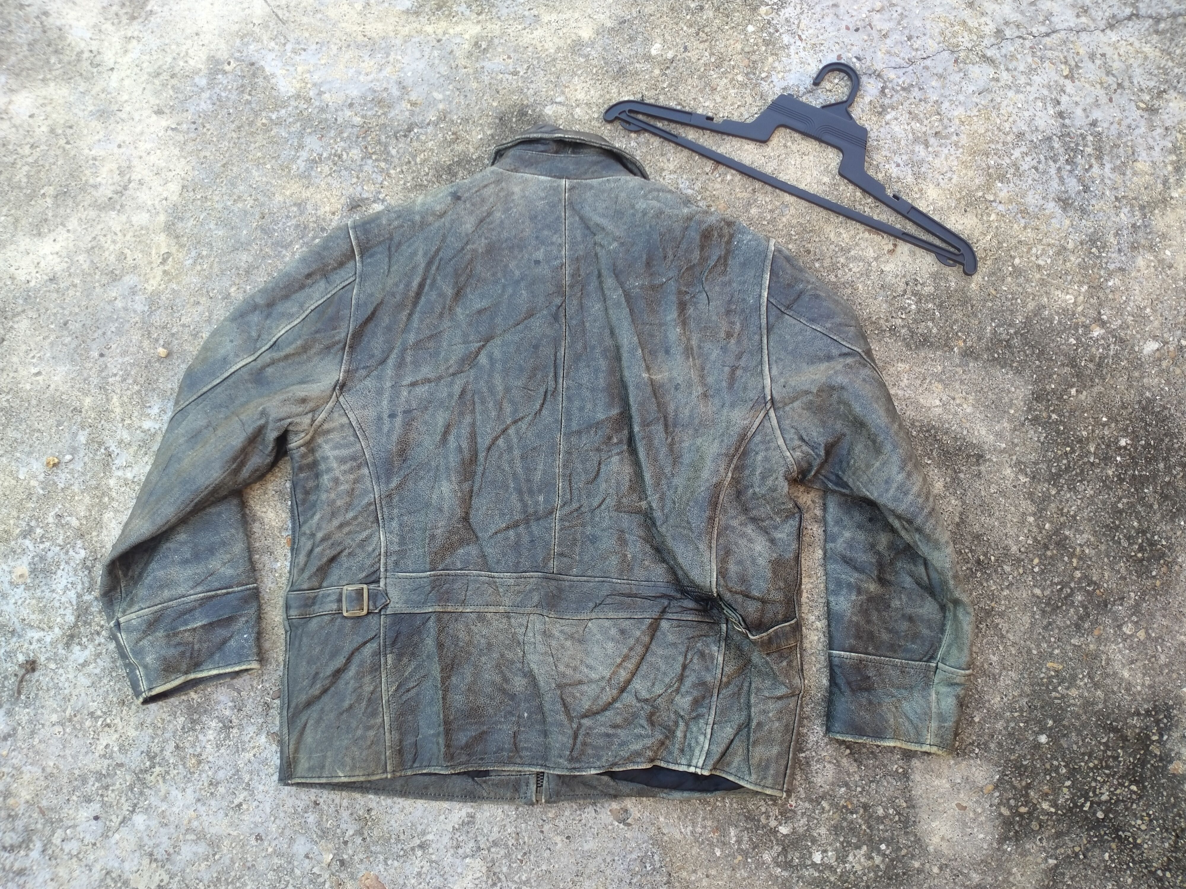 Japanese Brand SCHEER'S LEATHER JACKET Size US L / EU 52-54 / 3 - 8 Thumbnail