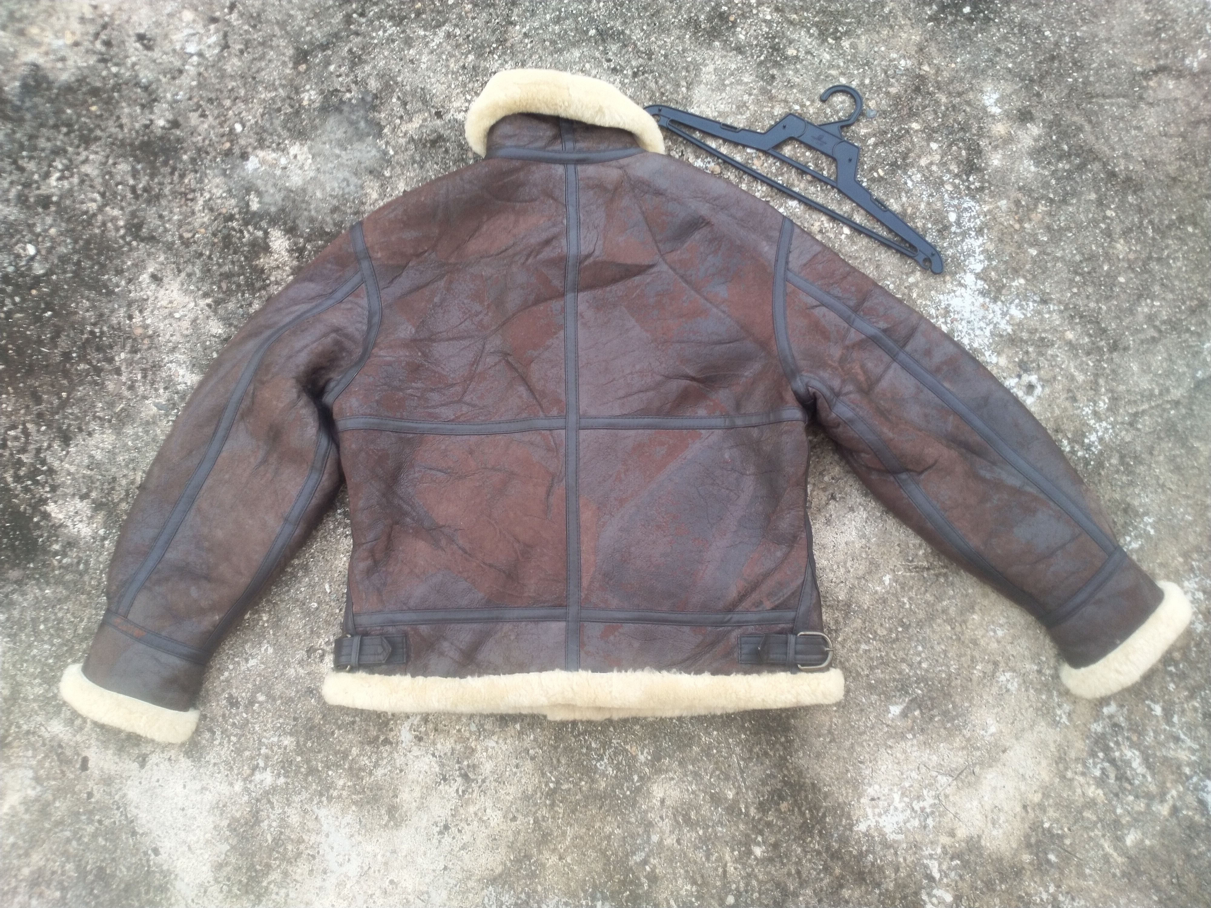 Leather TYPE B-3 U.S ARMY STYLE AIR FORCE JACKET Size US M / EU 48-50 / 2 - 6 Thumbnail