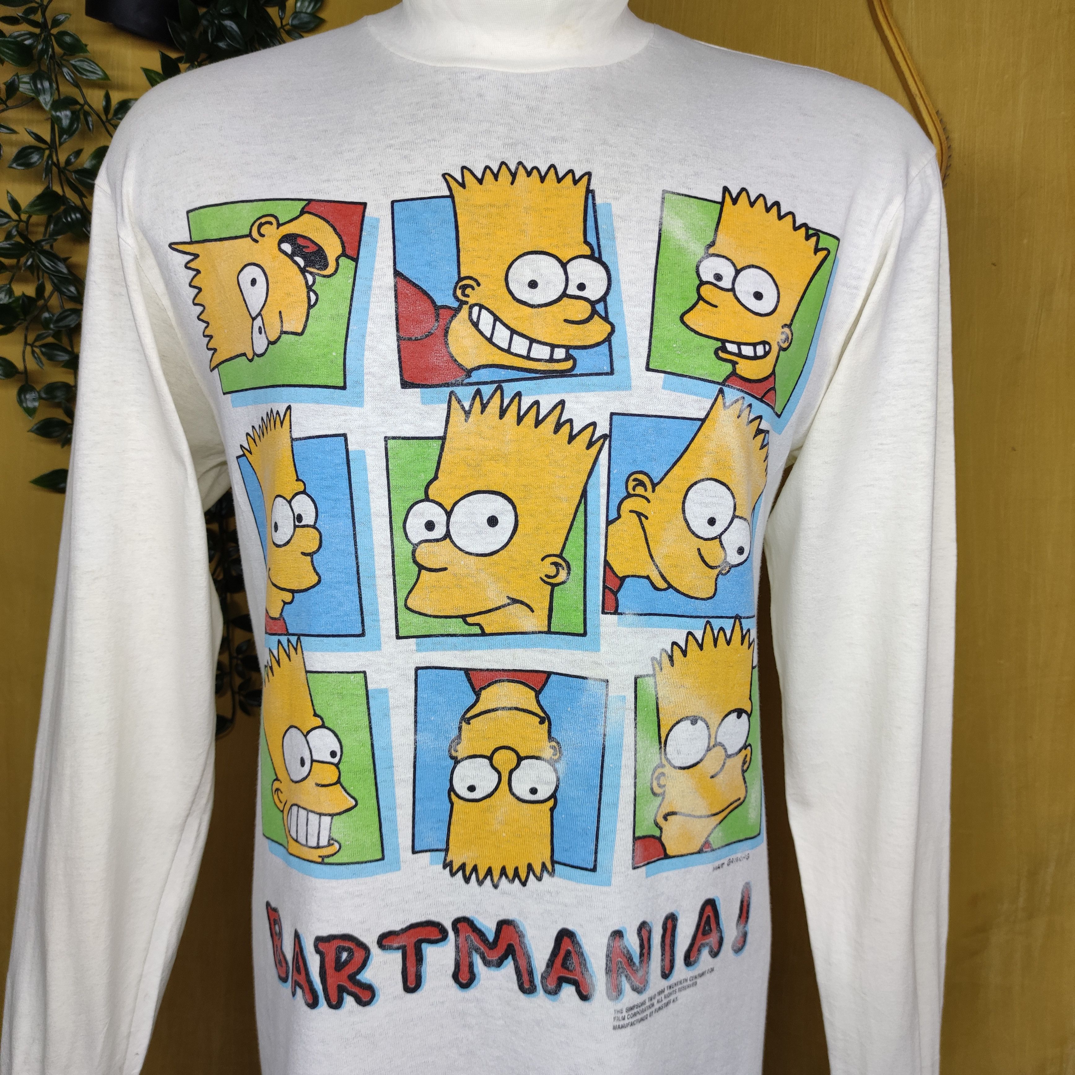 Vintage Rare Vintage 1990 Bart Simpson turtle neck sweatshirt Size US M / EU 48-50 / 2 - 6 Thumbnail