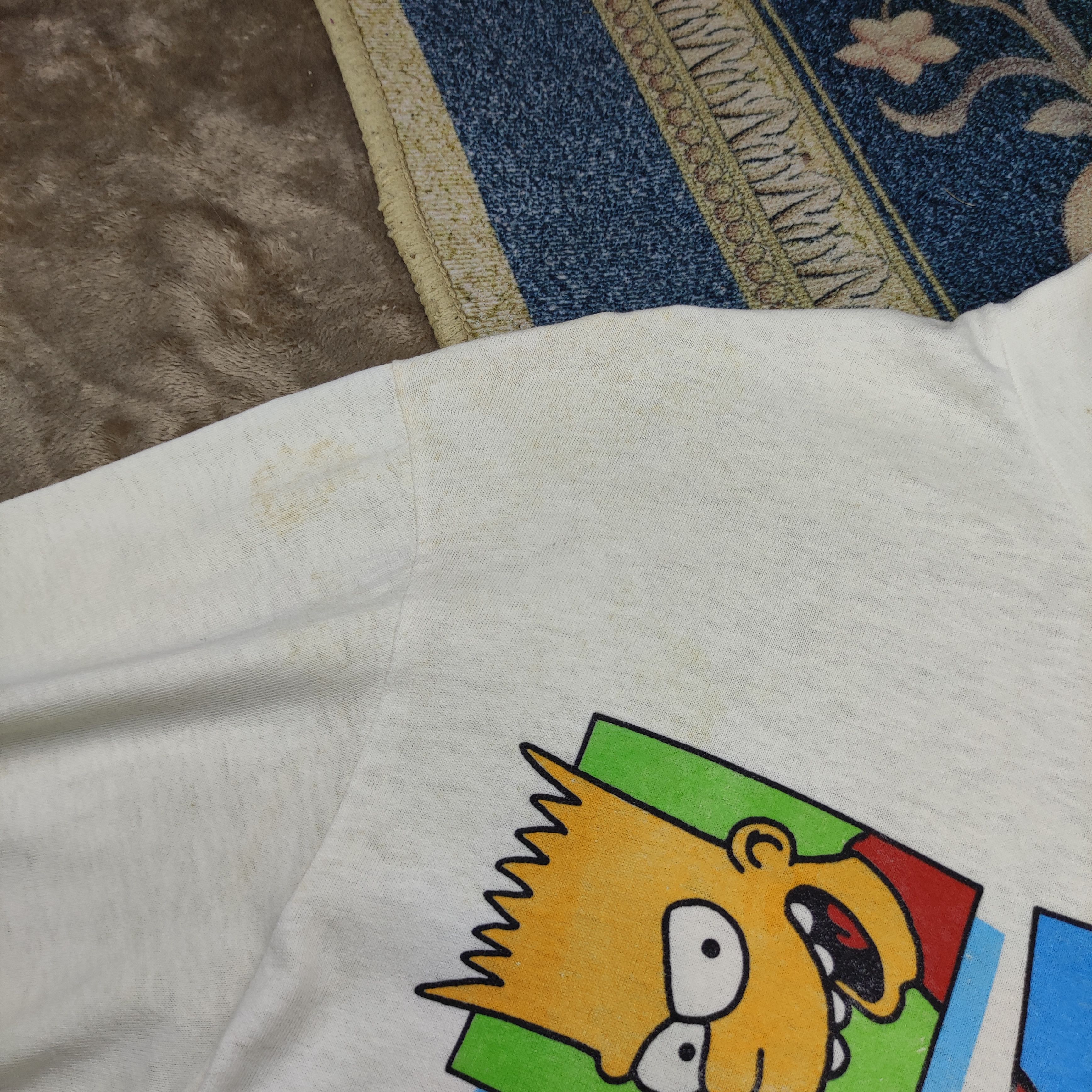 Vintage Rare Vintage 1990 Bart Simpson turtle neck sweatshirt Size US M / EU 48-50 / 2 - 14 Thumbnail